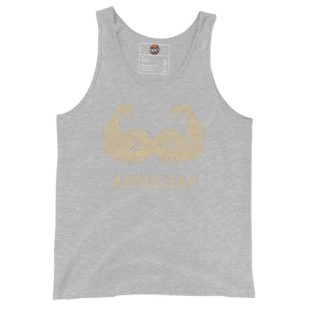 Arms Day Men's Tank Top Gym Life .v1 - Deki's Variety Store