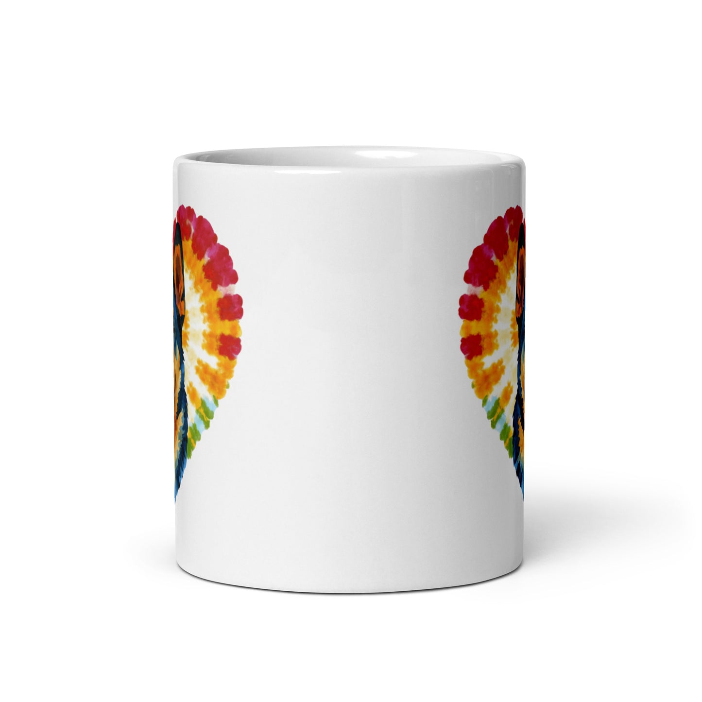 A German Shepherd White glossy mug - Deki's Variety Store