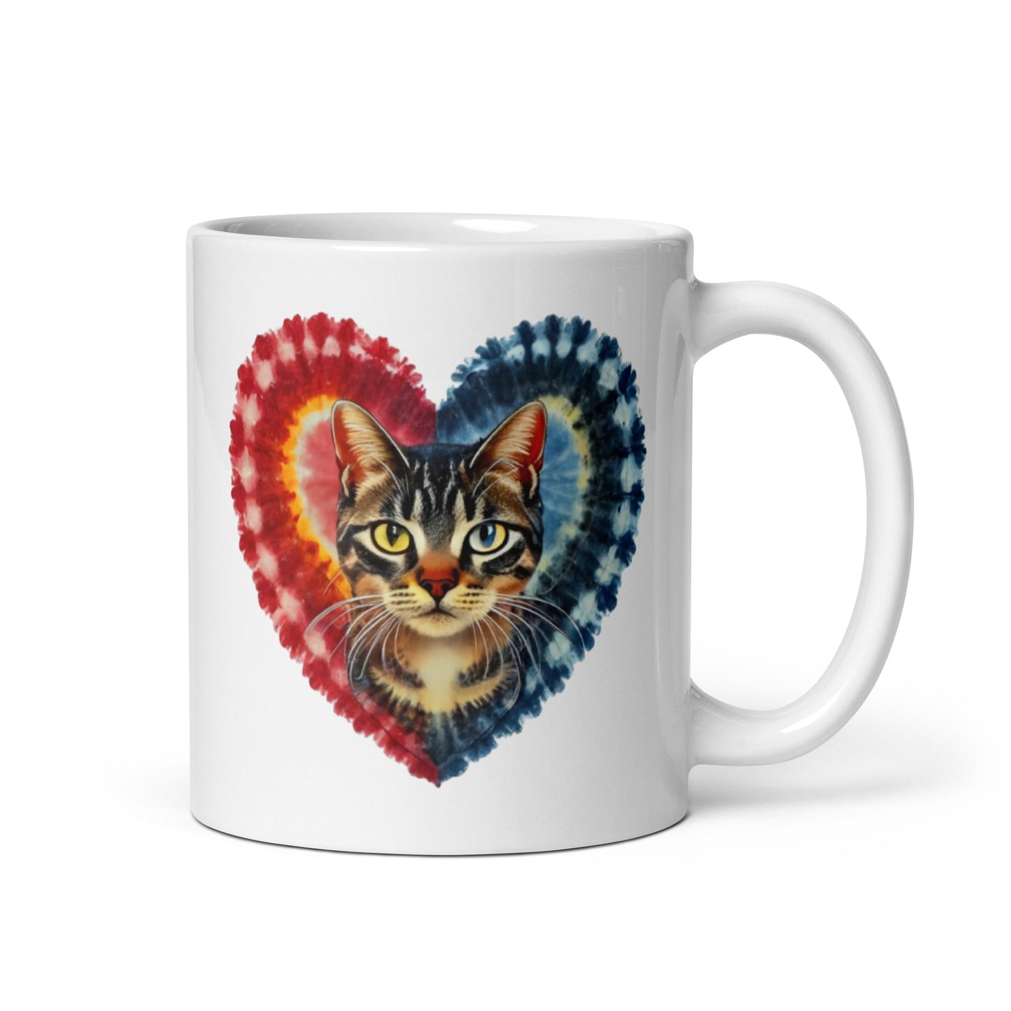 A Moggy Cat White glossy mug - Deki's Variety Store