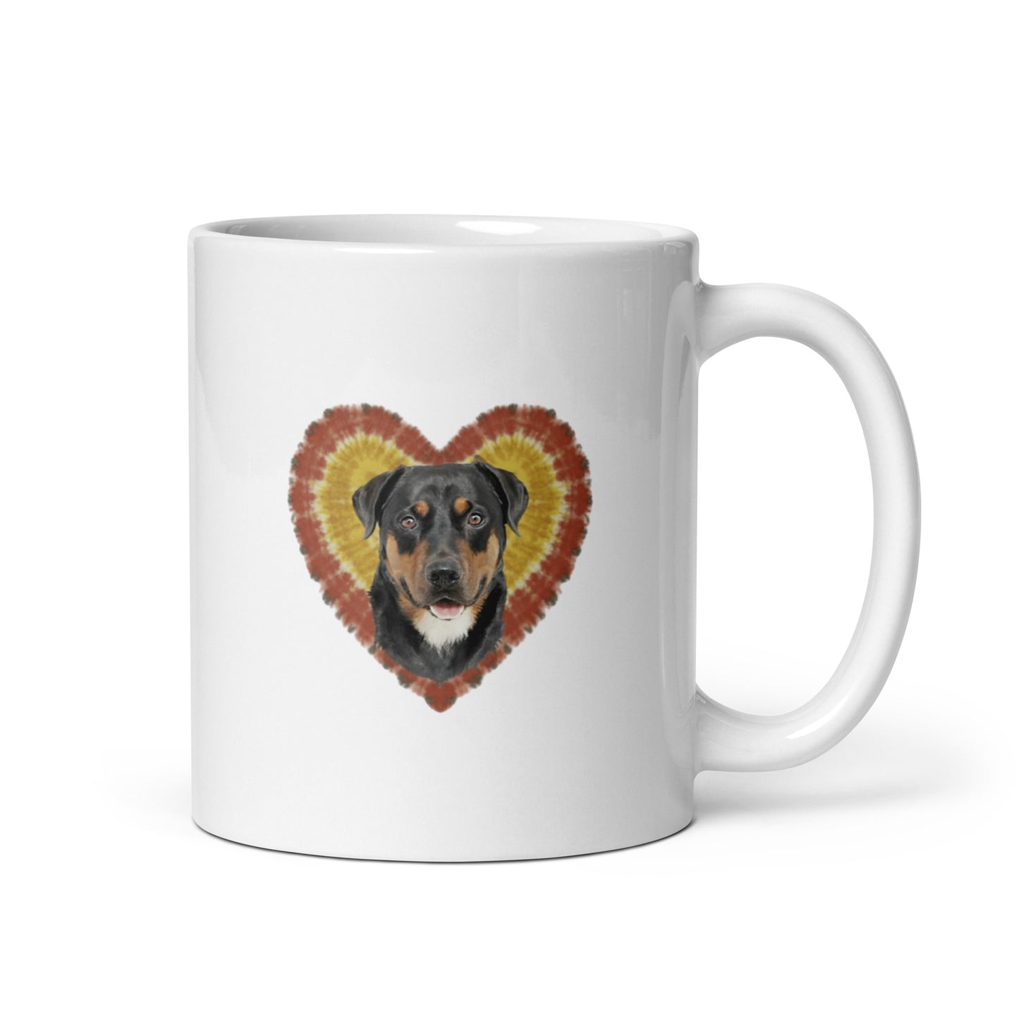 A Rotweiler White glossy mug - Deki's Variety Store