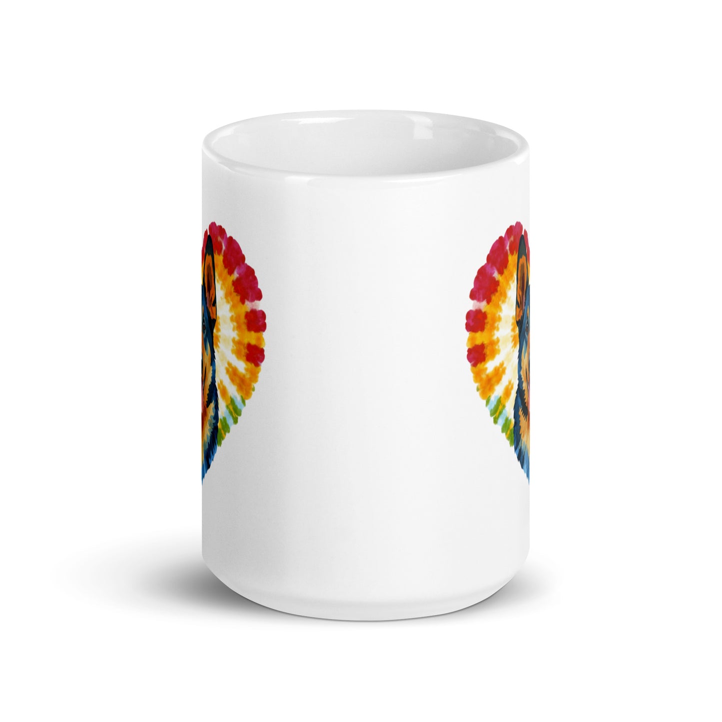 A German Shepherd White glossy mug - Deki's Variety Store