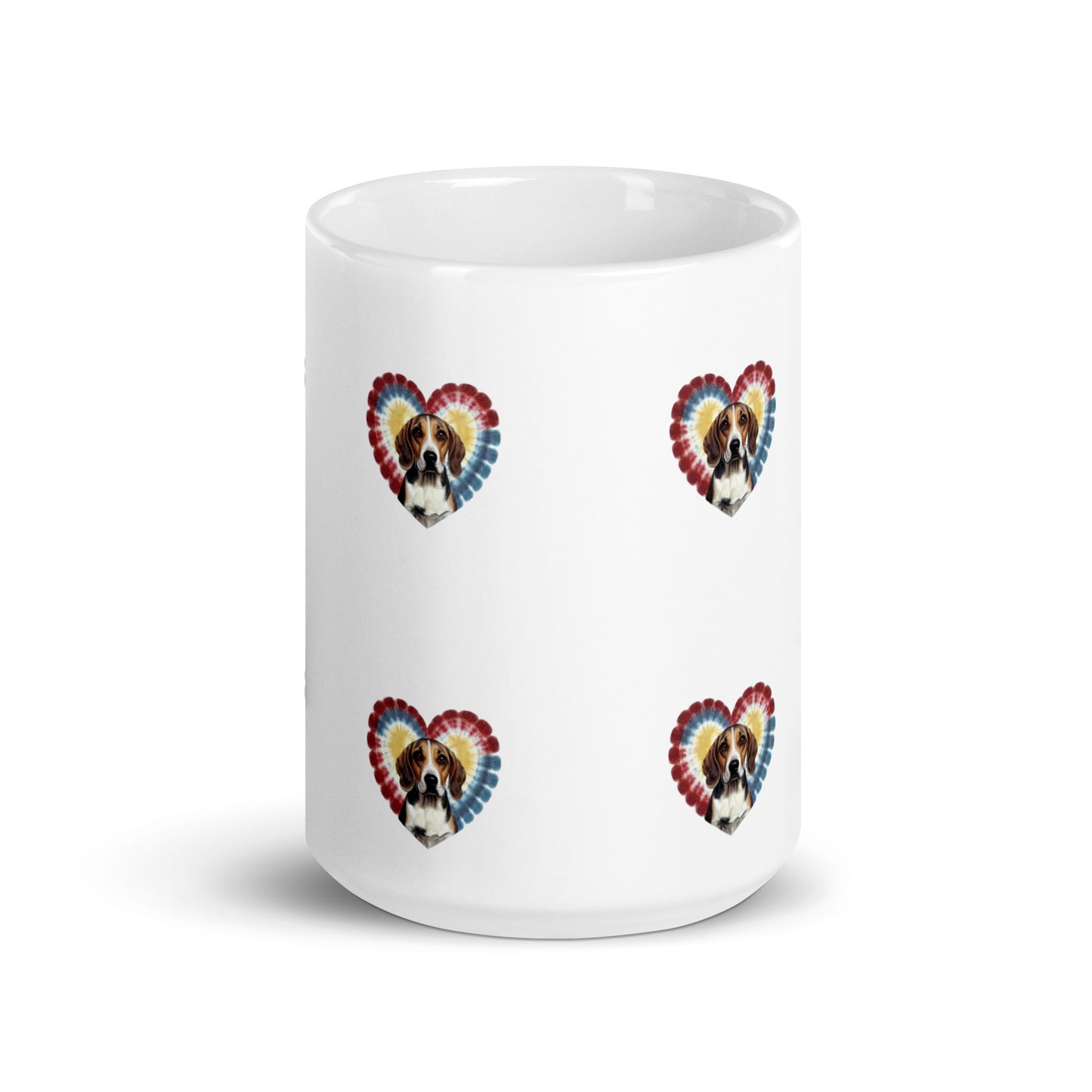 I Love my Beagle White glossy mug - Deki's Variety Store