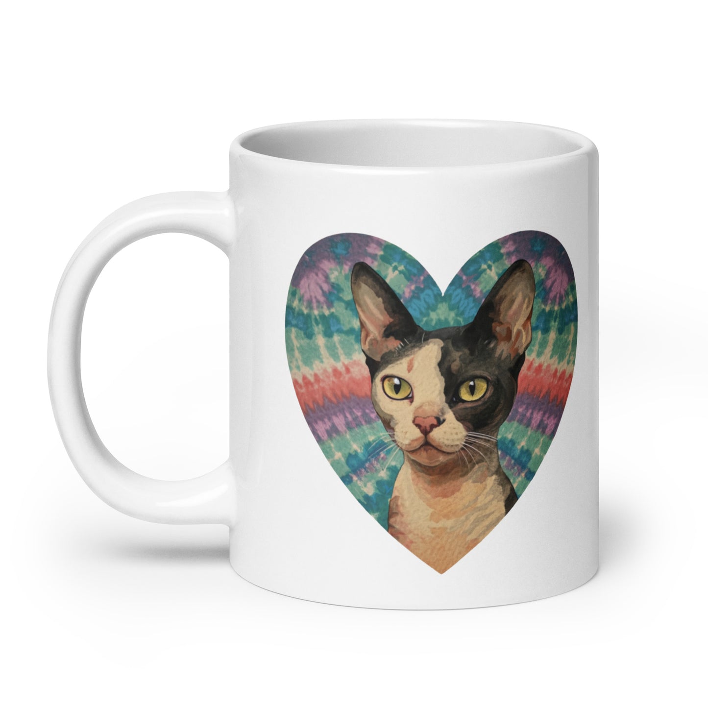 A Devon Rex glossy mug - Deki's Variety Store
