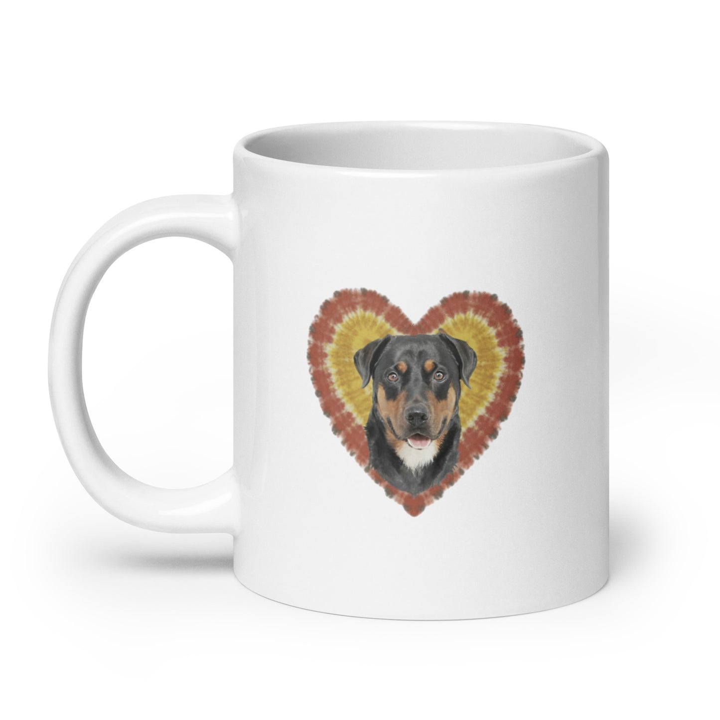 A Rotweiler White glossy mug - Deki's Variety Store