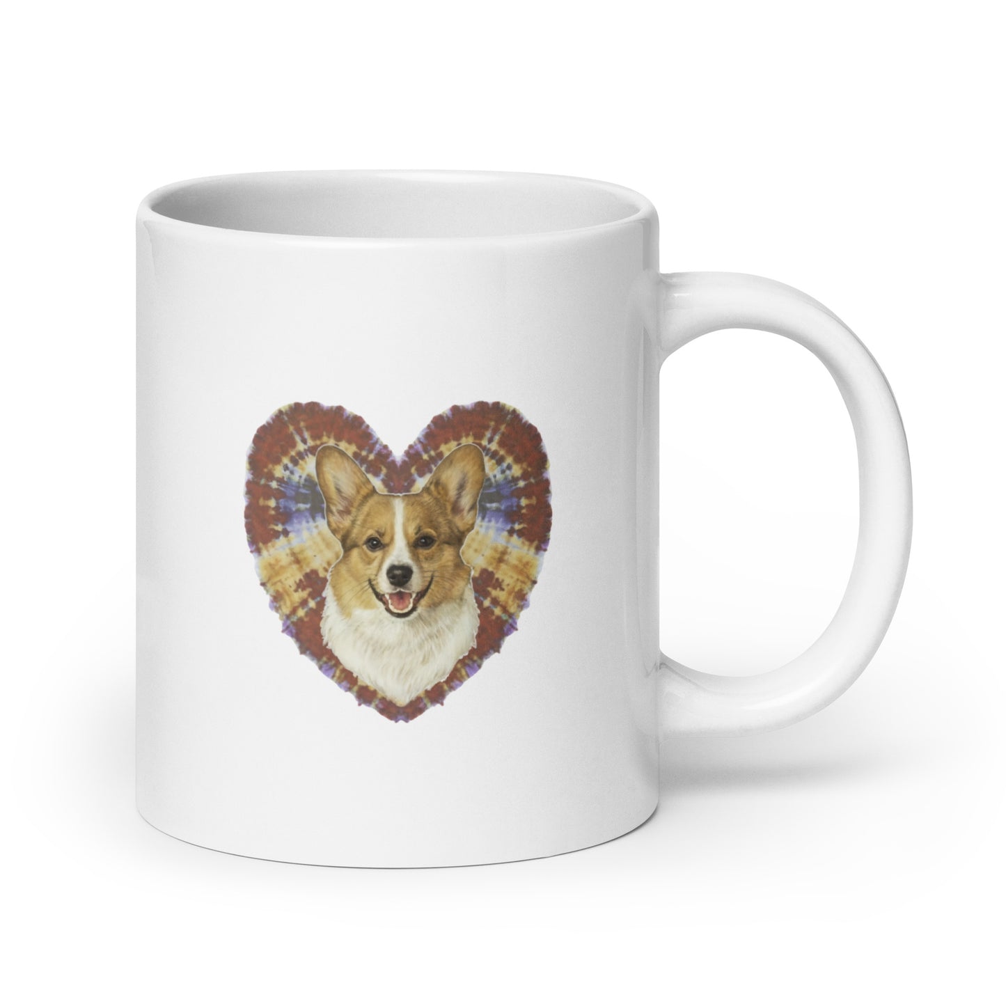 A Welsh Corgi White glossy mug - Deki's Variety Store