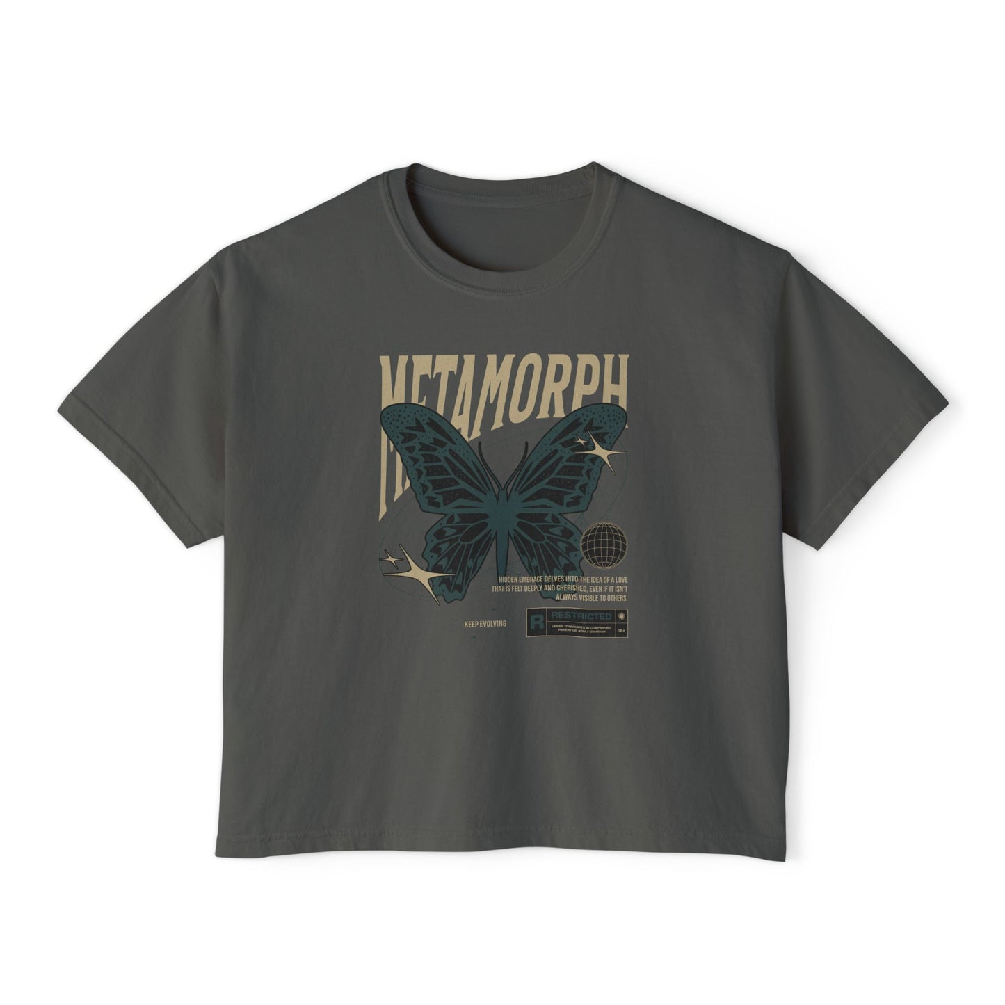 Metamorph Women's Boxy Tee - Deki's Variety Store