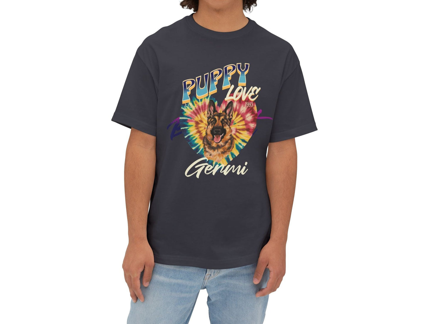German Shepherd Oversized Boxy T-Shirt - Deki's Variety Store