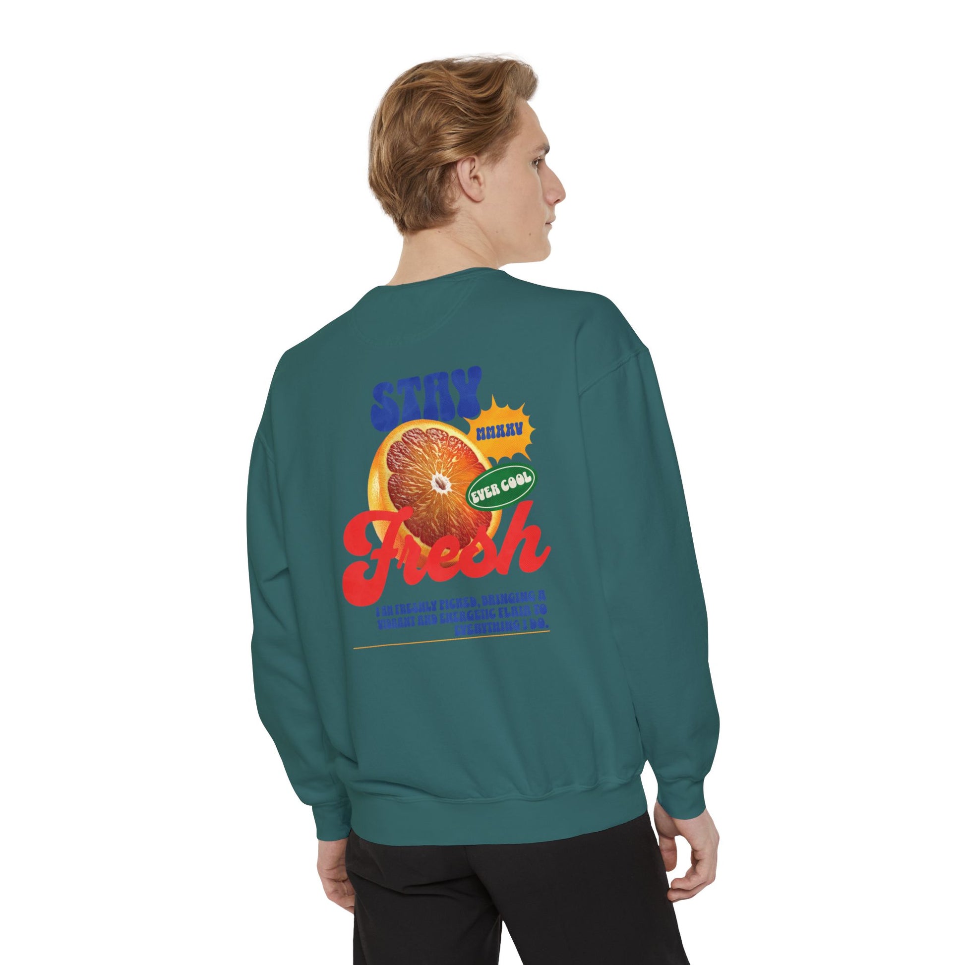 Stay Fresh Comfort Colors Sweatshirt - Deki's Variety Store