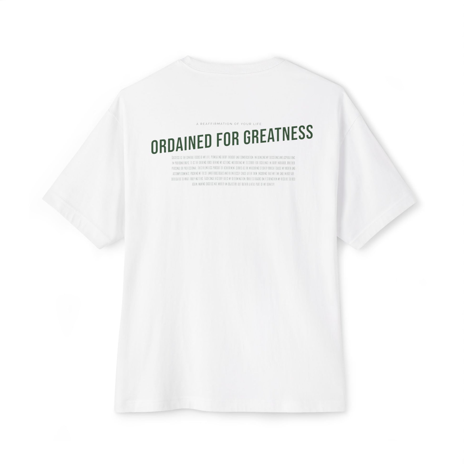 Ordained for Greatness Oversized Boxy Tee - Deki's Variety Store