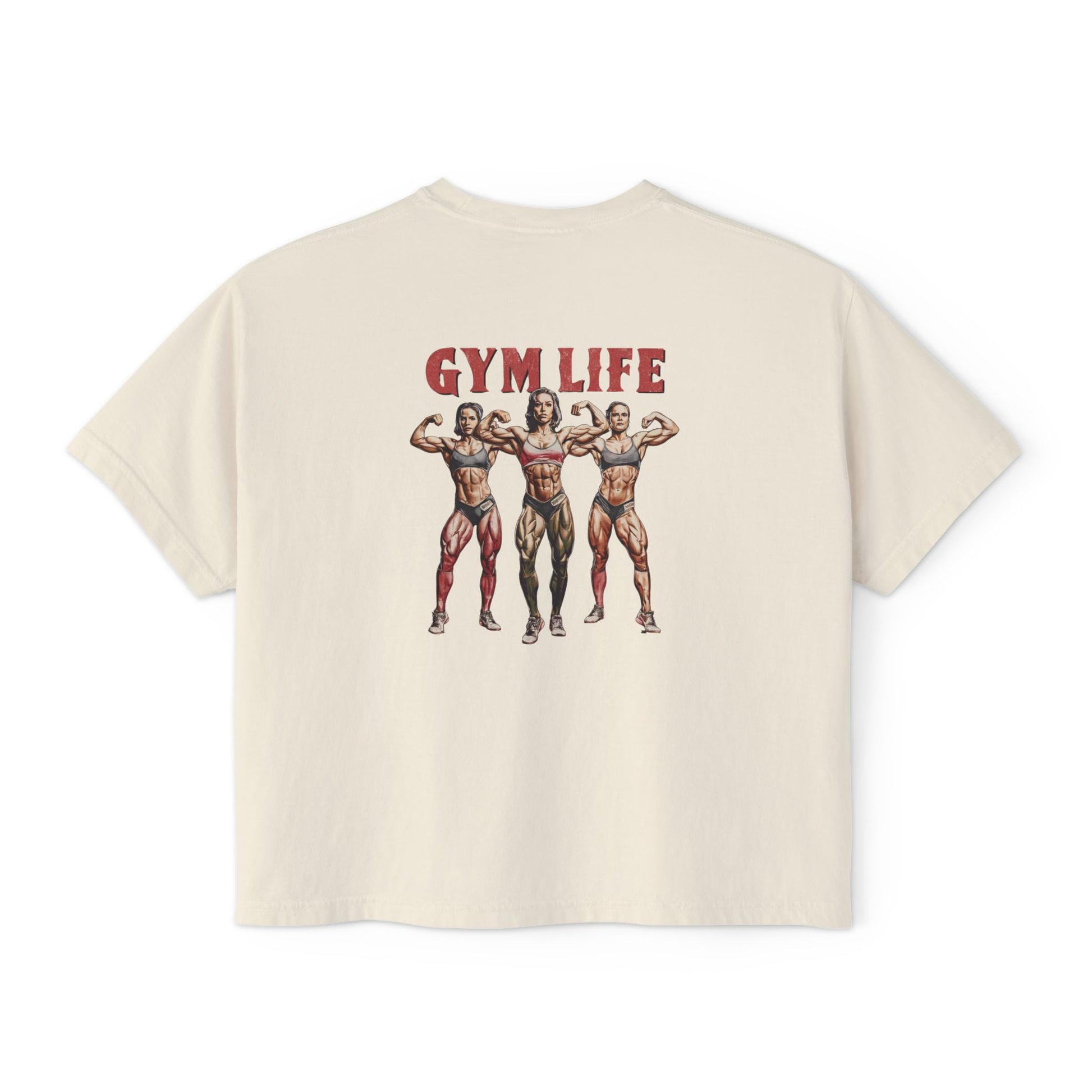 Gym Life Women's Boxy Tee - Stylish Comfort Showcase your Active Lifestyles - Deki's Variety Store