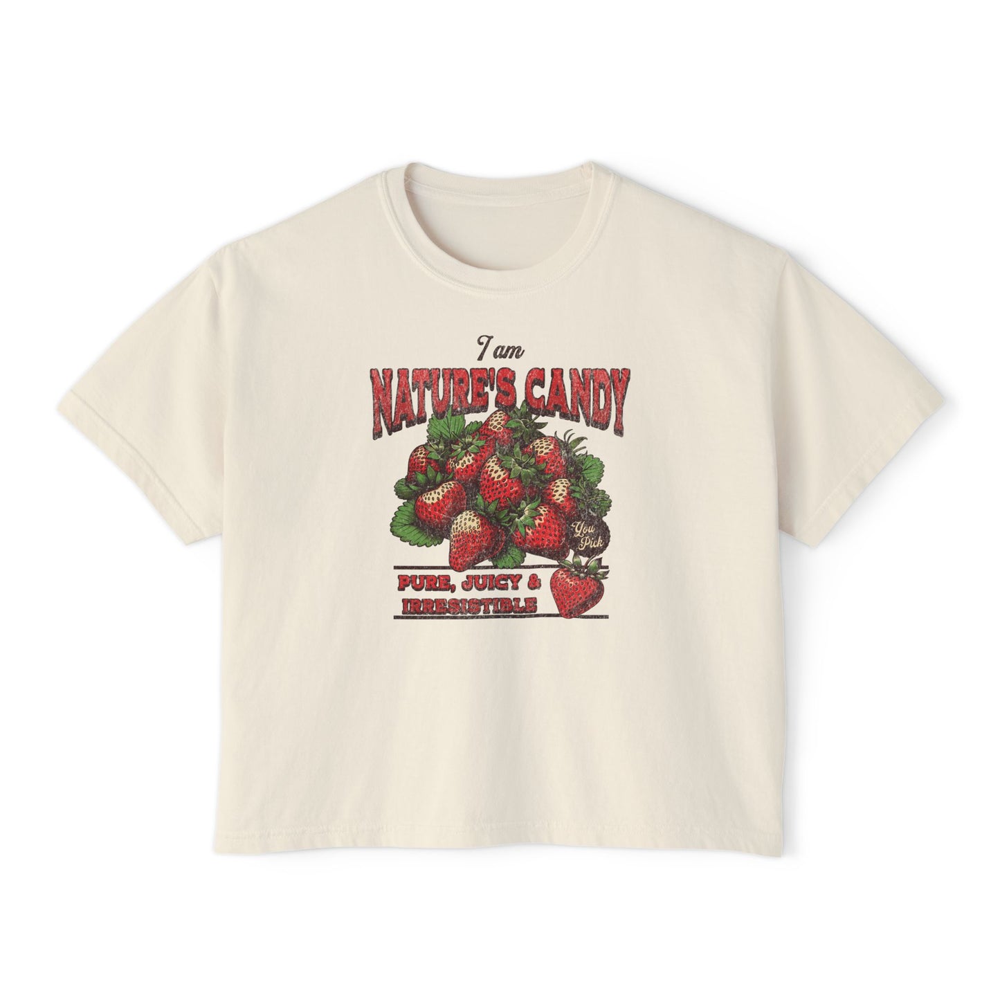 Nature’s Candy Boxy t-shirt - Deki's Variety Store