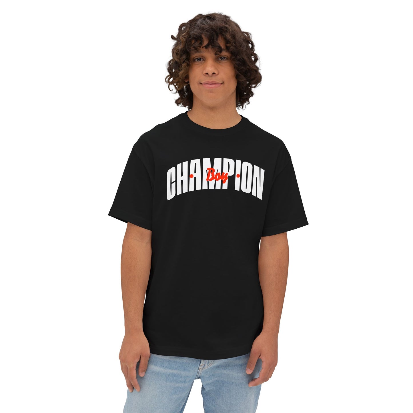 Champion Boy Racer Oversized Boxy Tee - Deki's Variety Store