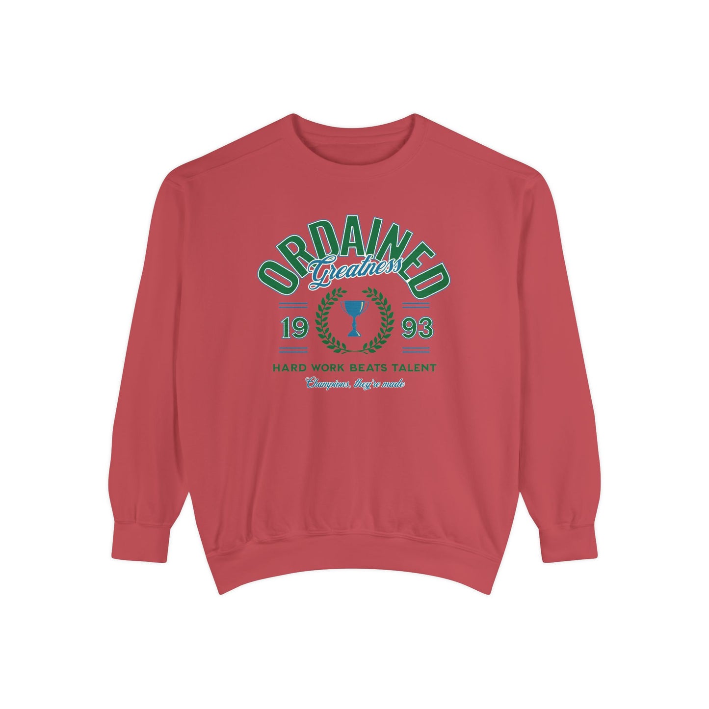 Ordained Greatness Comfort Colors Sweatshirt - Deki's Variety Store