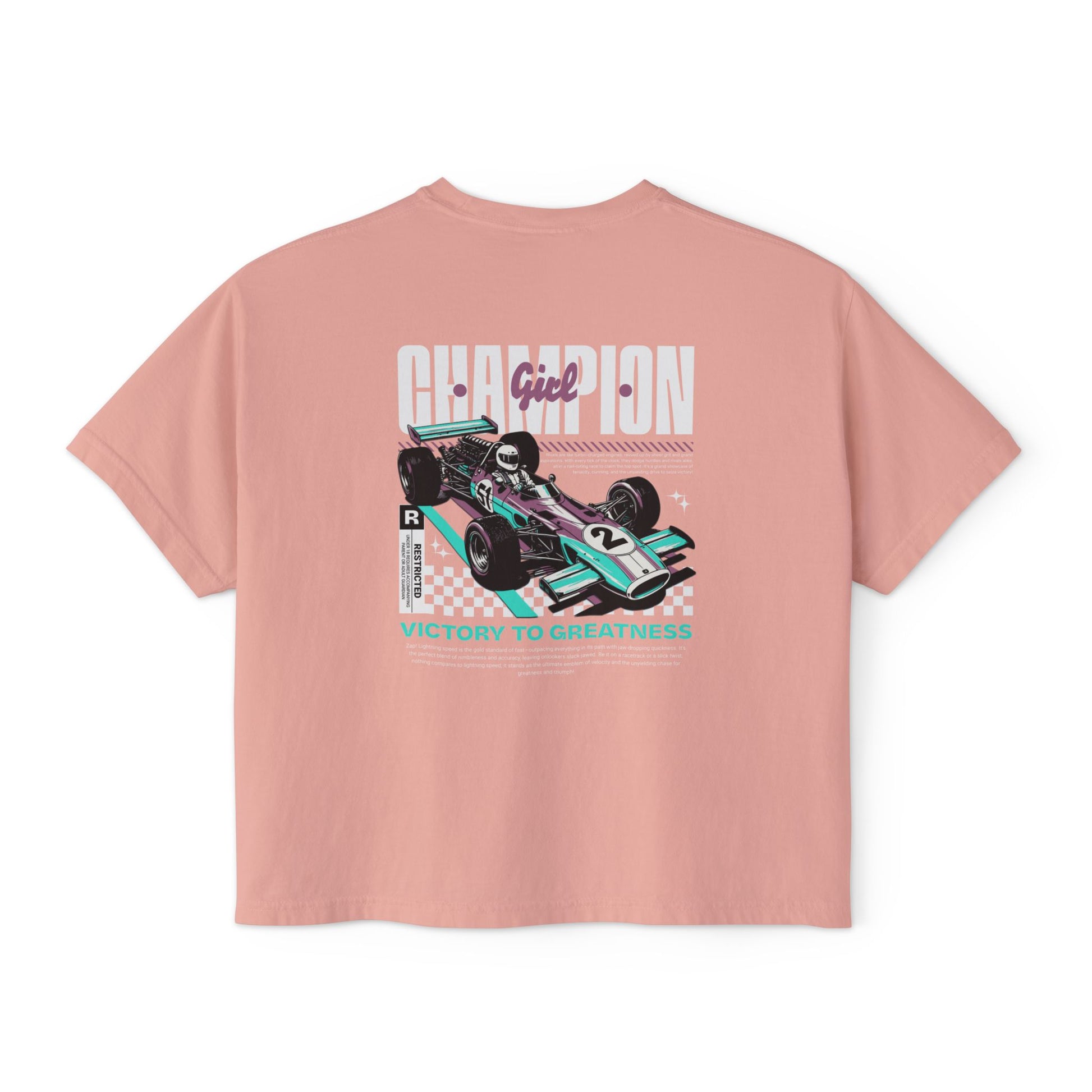 Champion Girl Racer Boxy Tee - Deki's Variety Store