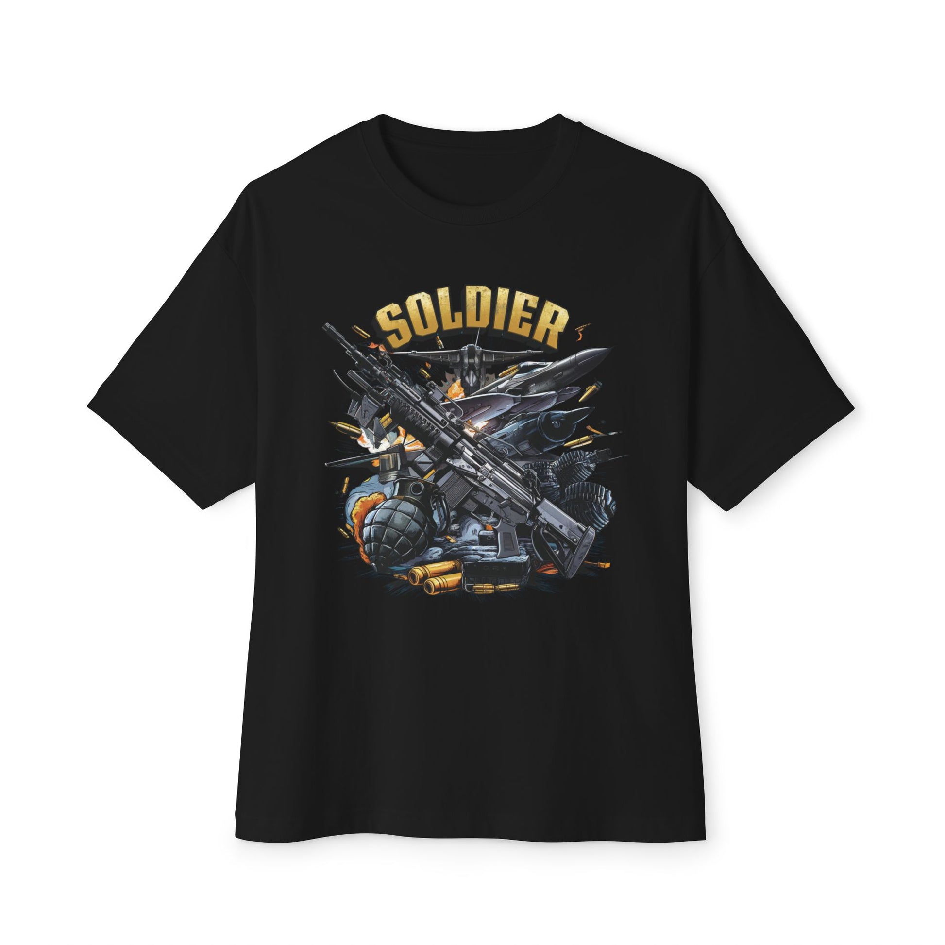 Soldier Unisex Oversized Boxy Tee - Deki's Variety Store