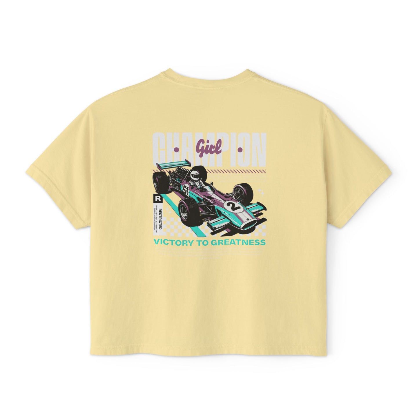 Champion Girl Racer Boxy Tee - Deki's Variety Store