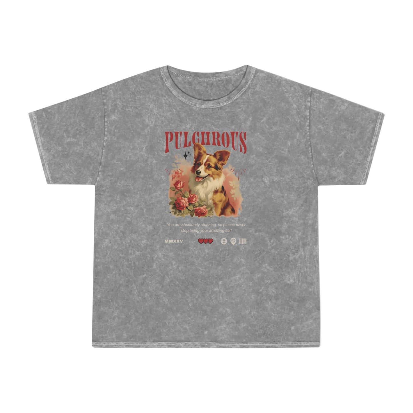 Pulchrous Dog Mineral Wash T-Shirt - Deki's Variety Store