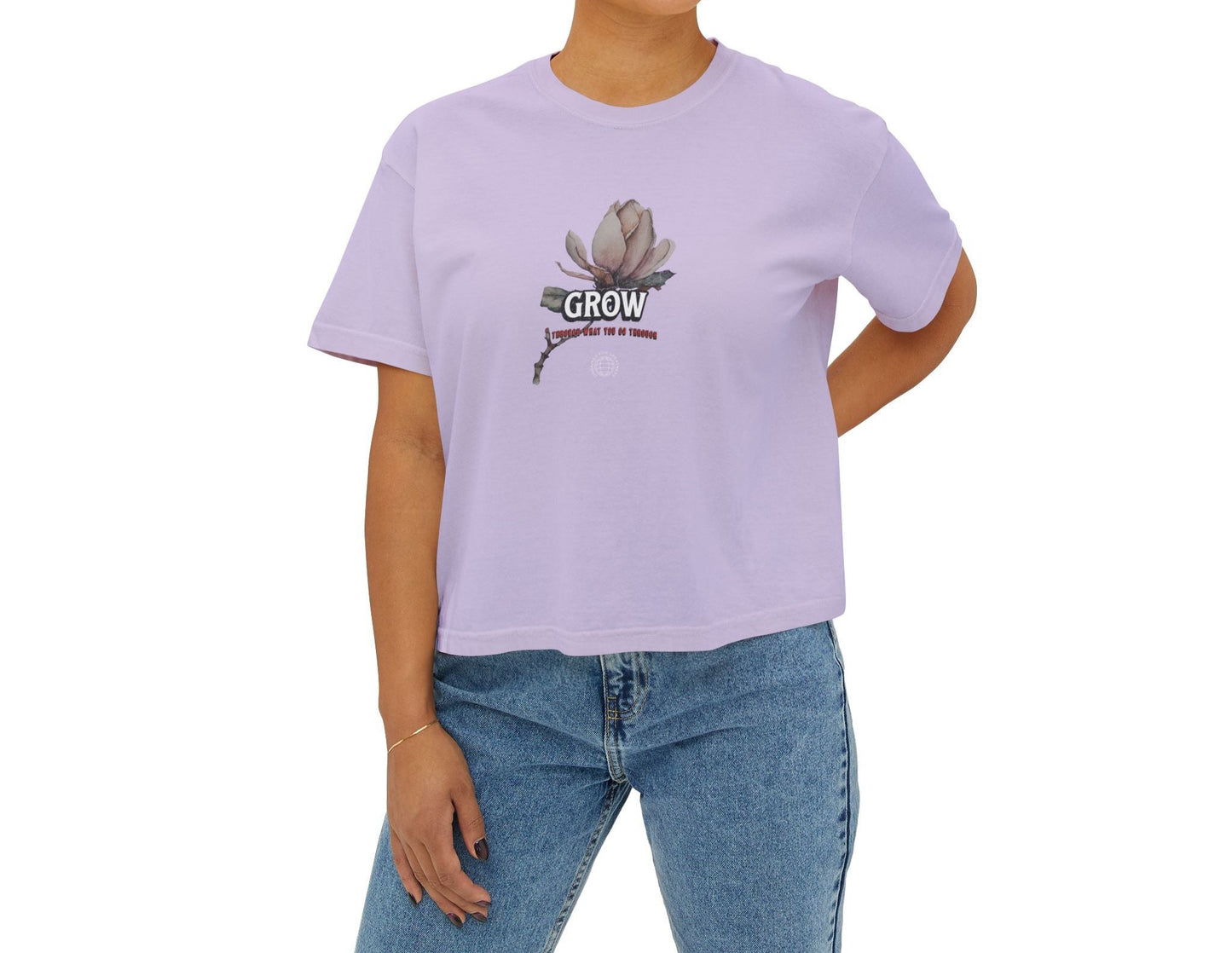 Grow Women's Boxy Tee - Deki's Variety Store