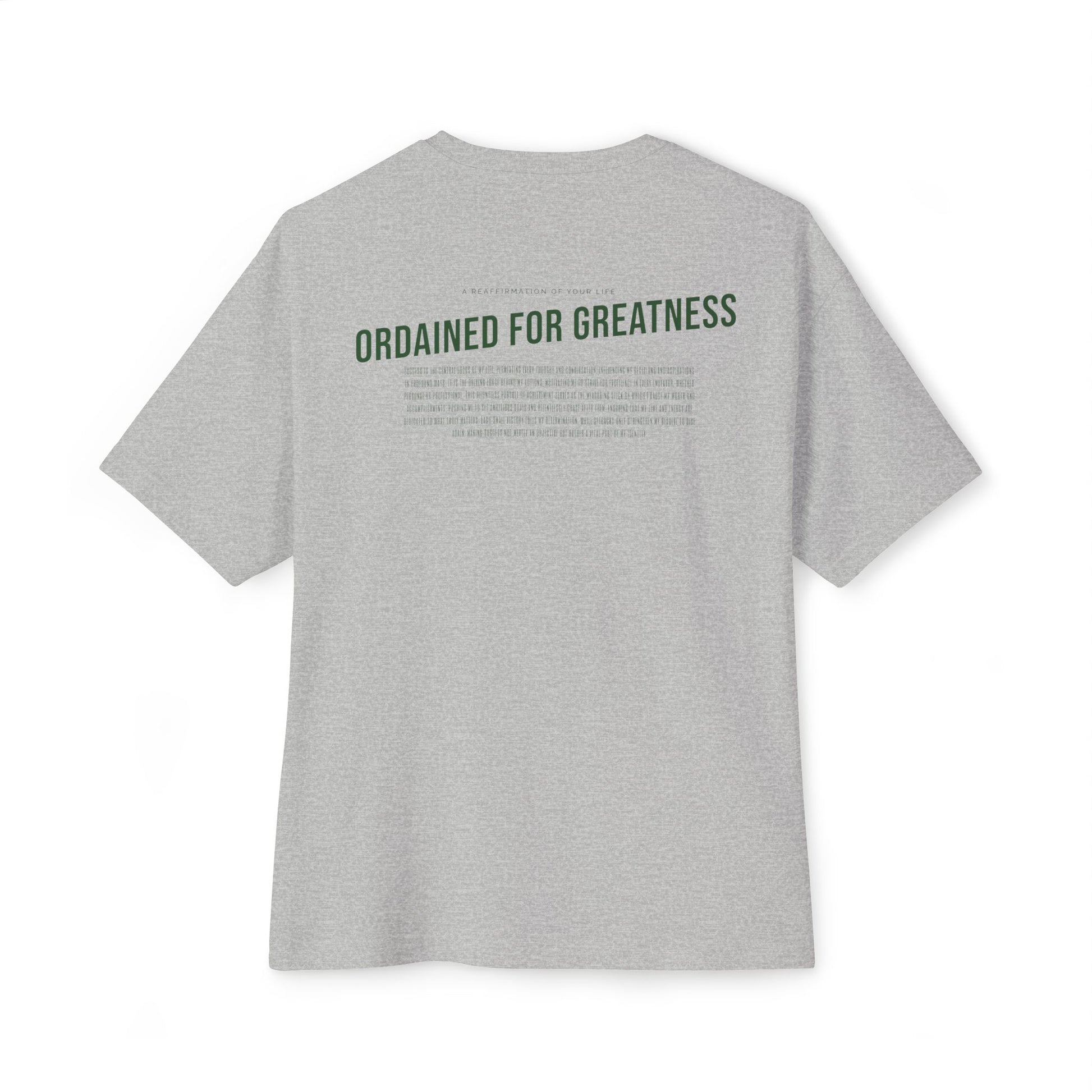 Ordained for Greatness Oversized Boxy Tee - Deki's Variety Store