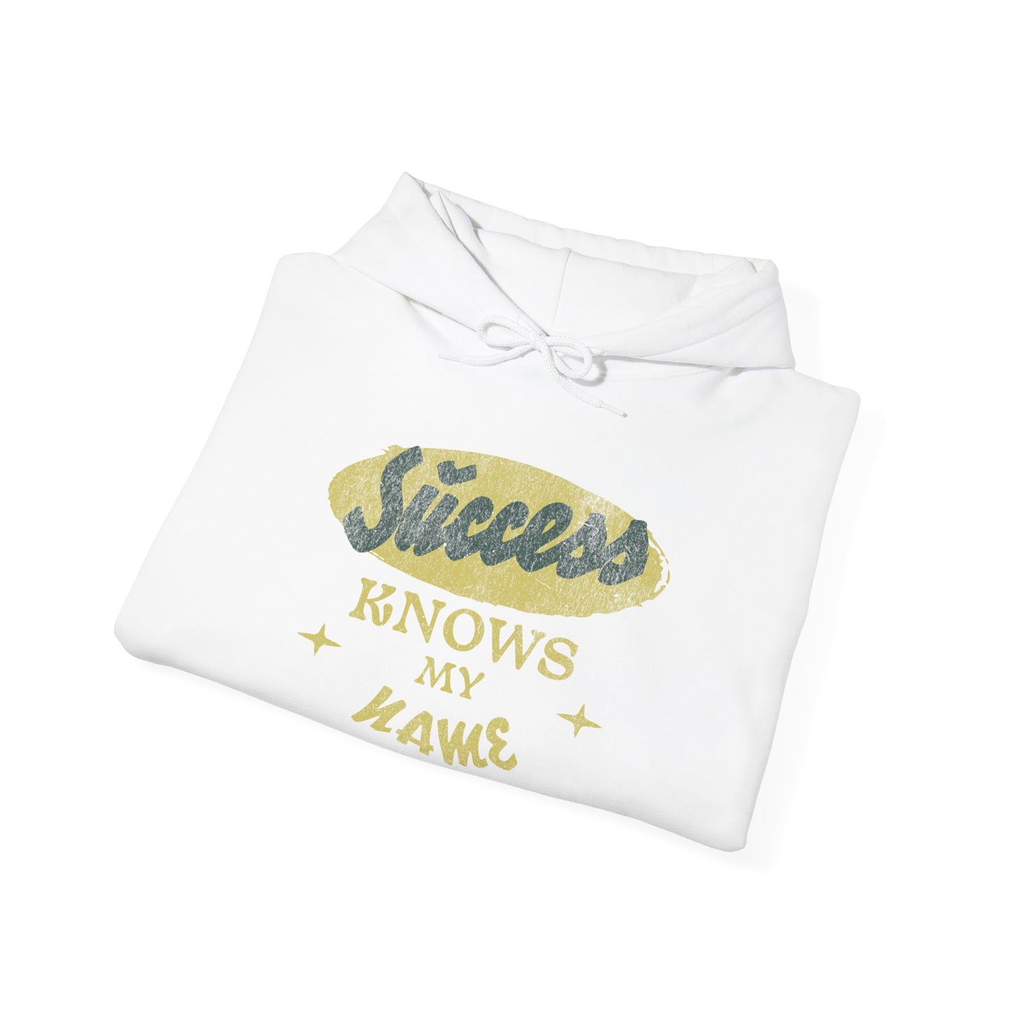 Success Knows My Name Heavy Blend™ Hoodie - Deki's Variety Store