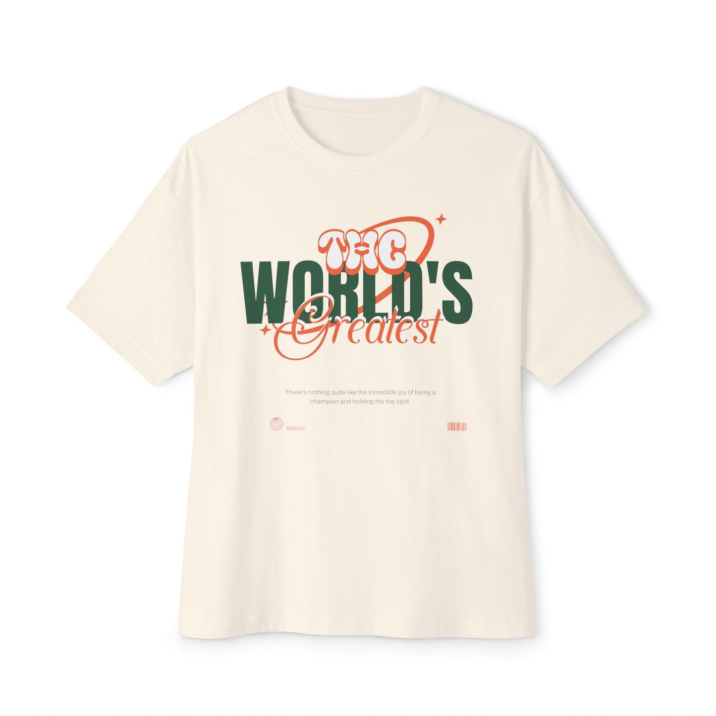 World's Greatest Oversized Boxy T-shirt - Deki's Variety Store
