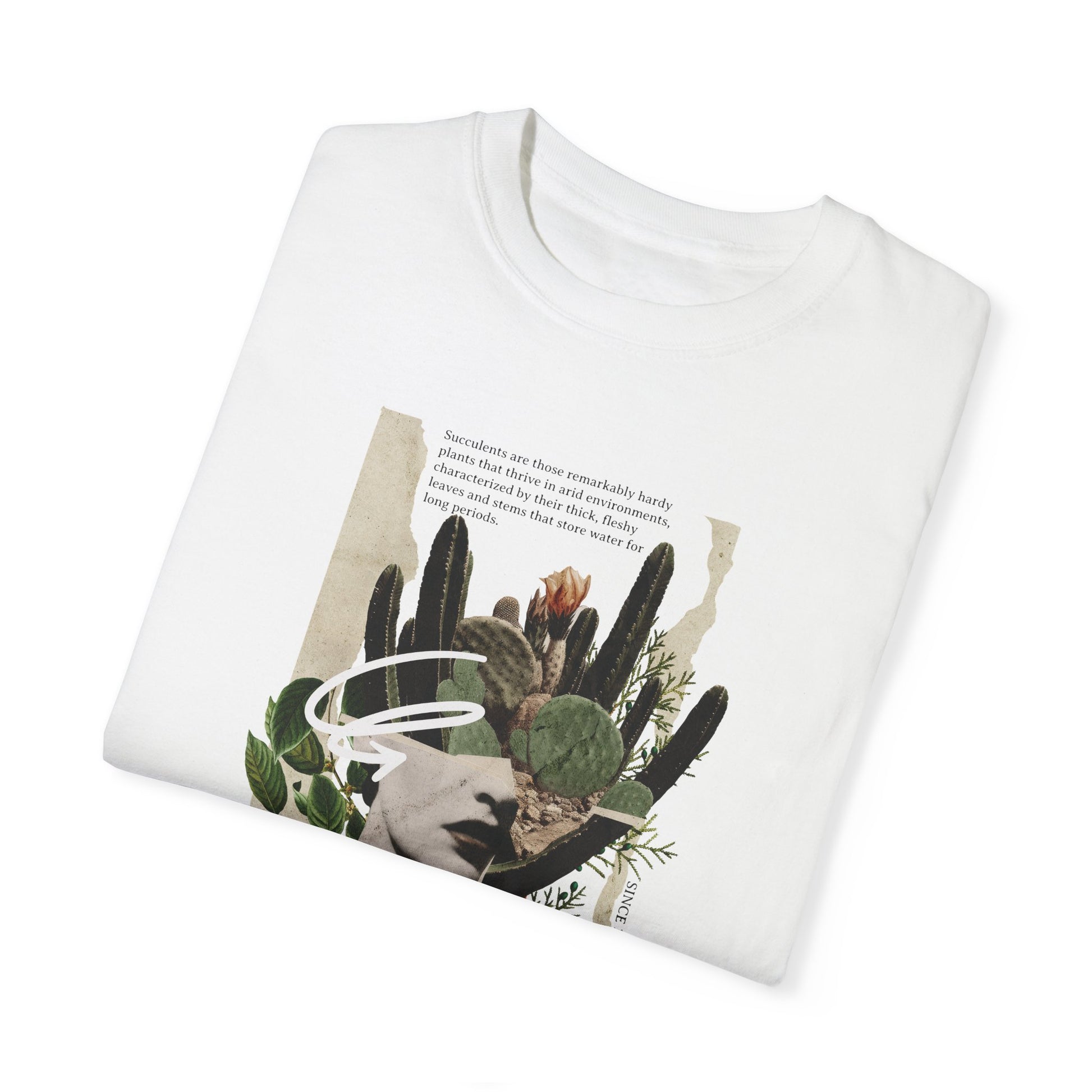 Succulent Comfort Colors T-shirt - Deki's Variety Store