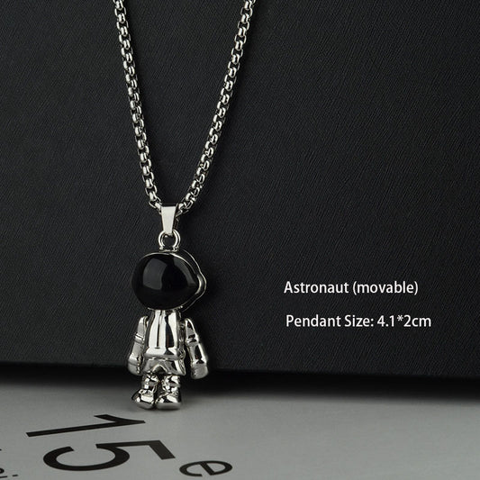 Movable Astronaut Necklace - Deki's Variety Store
