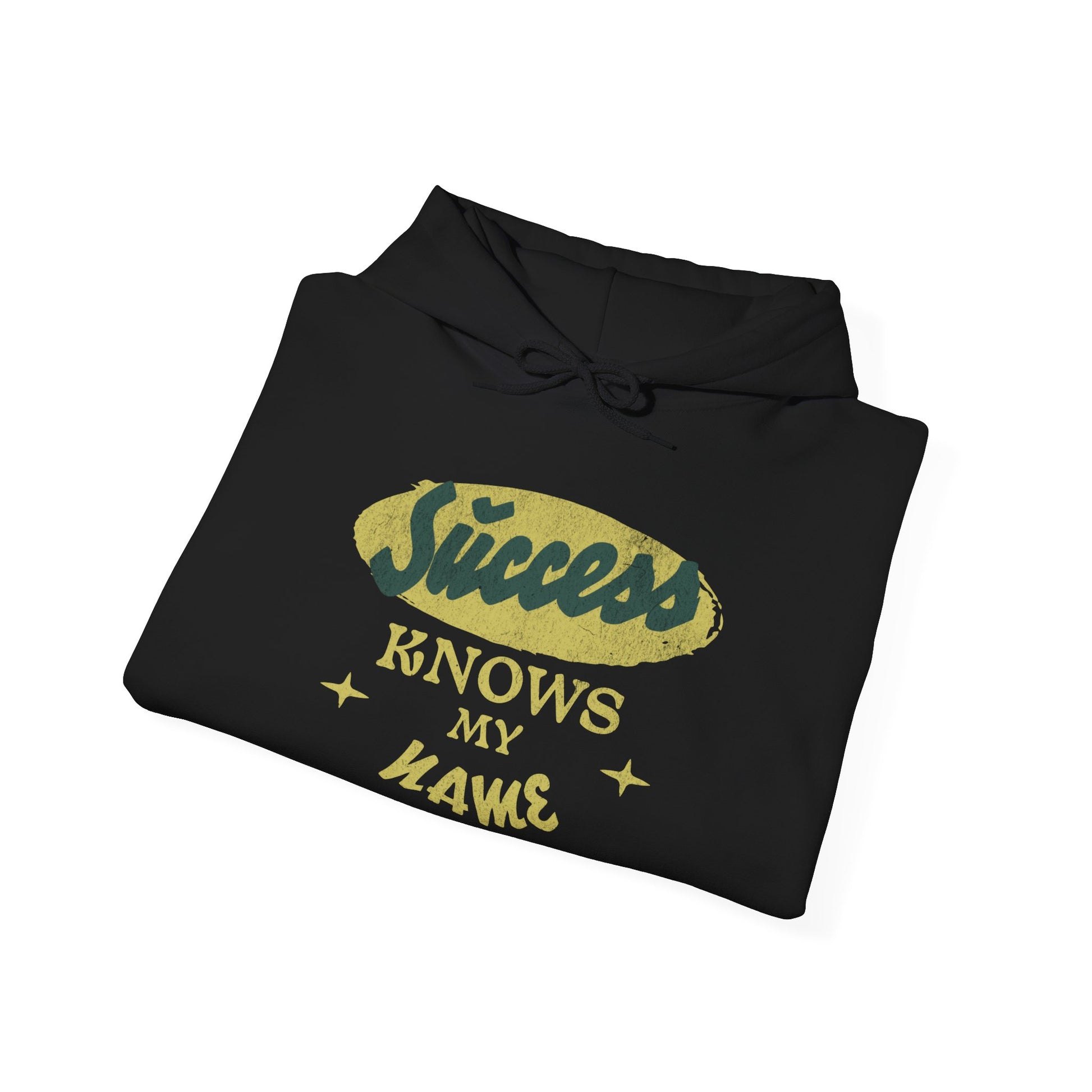 Success Knows My Name Heavy Blend™ Hoodie - Deki's Variety Store