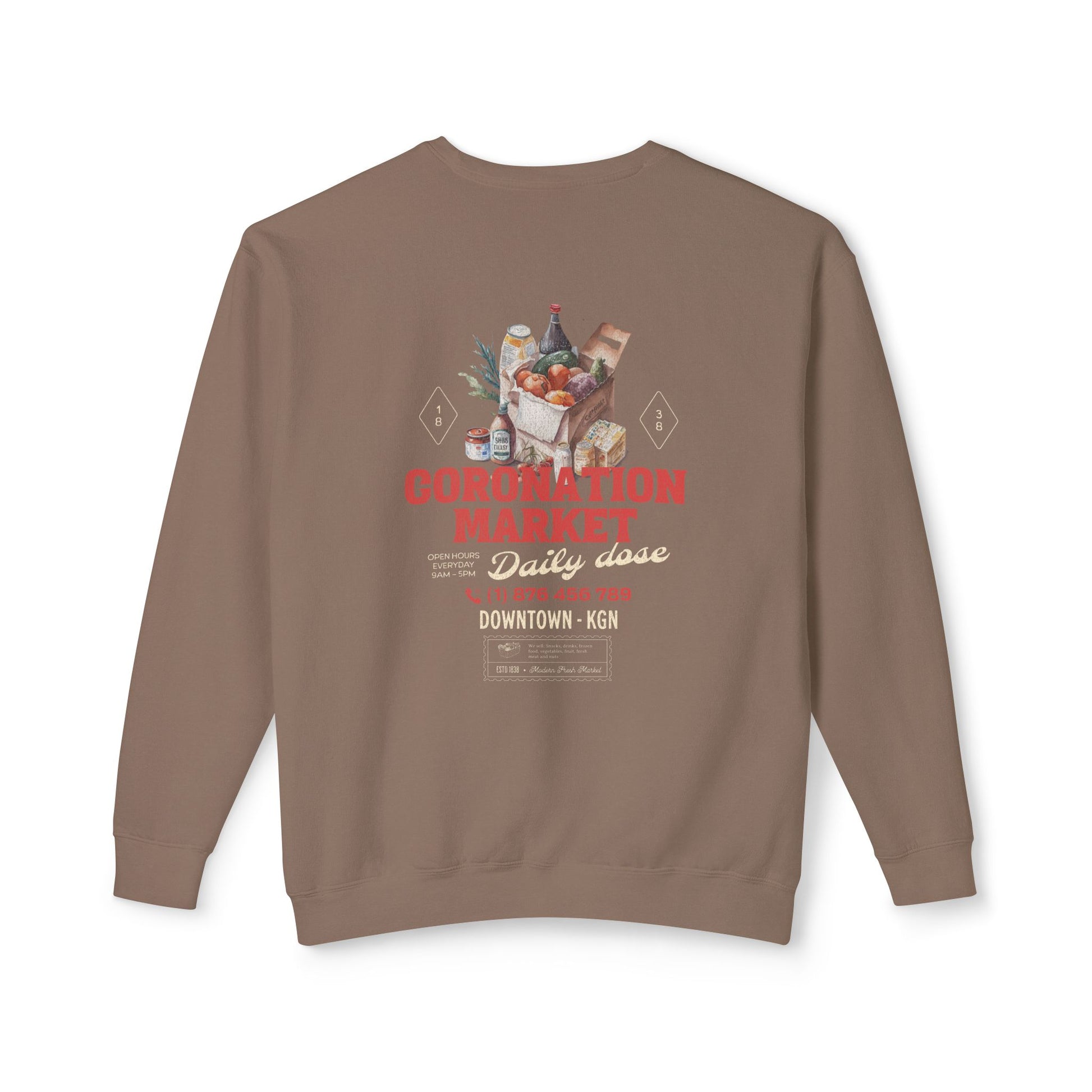 Coronation Market  Crewneck Sweatshirt - Deki's Variety Store