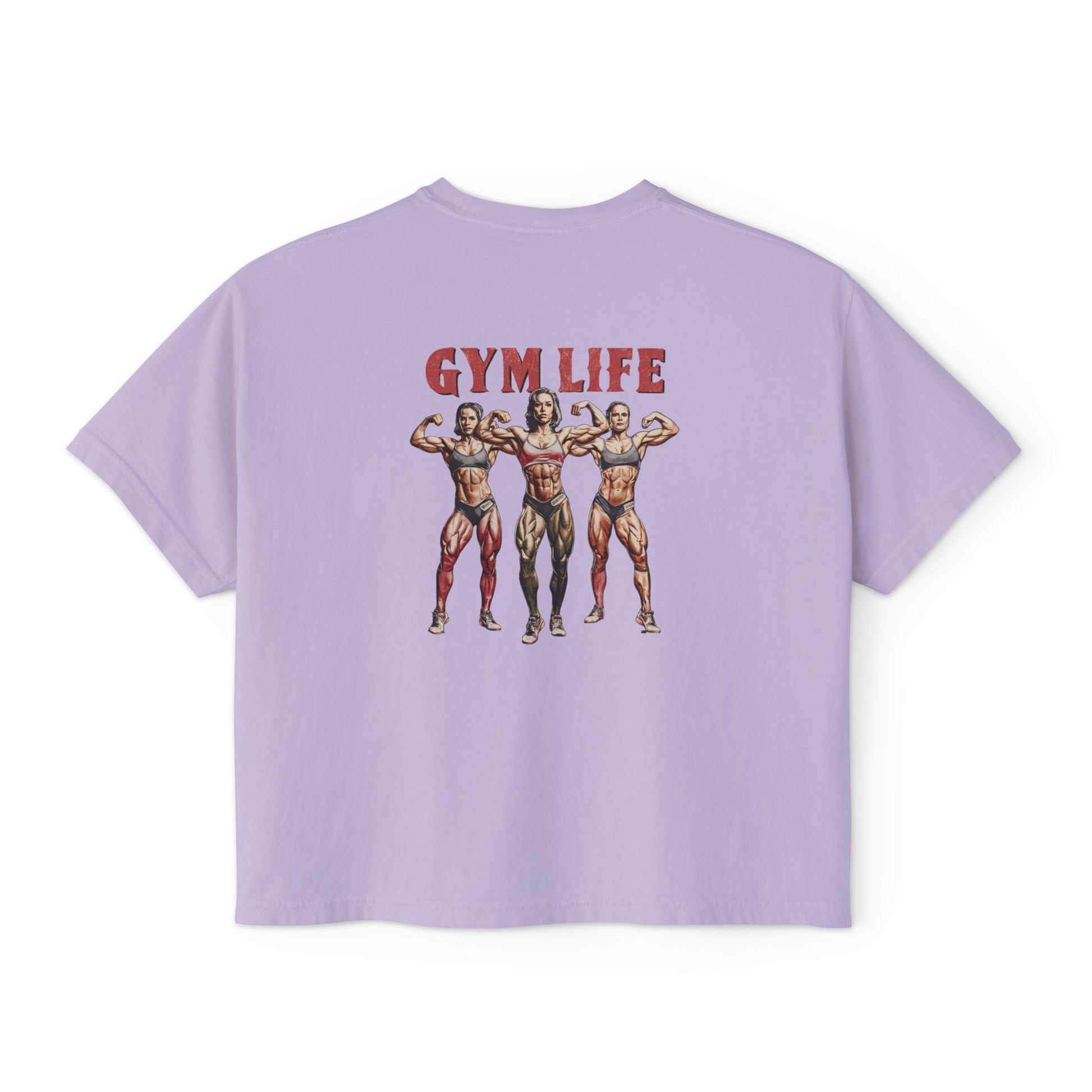 Gym Life Women's Boxy Tee - Stylish Comfort Showcase your Active Lifestyles - Deki's Variety Store