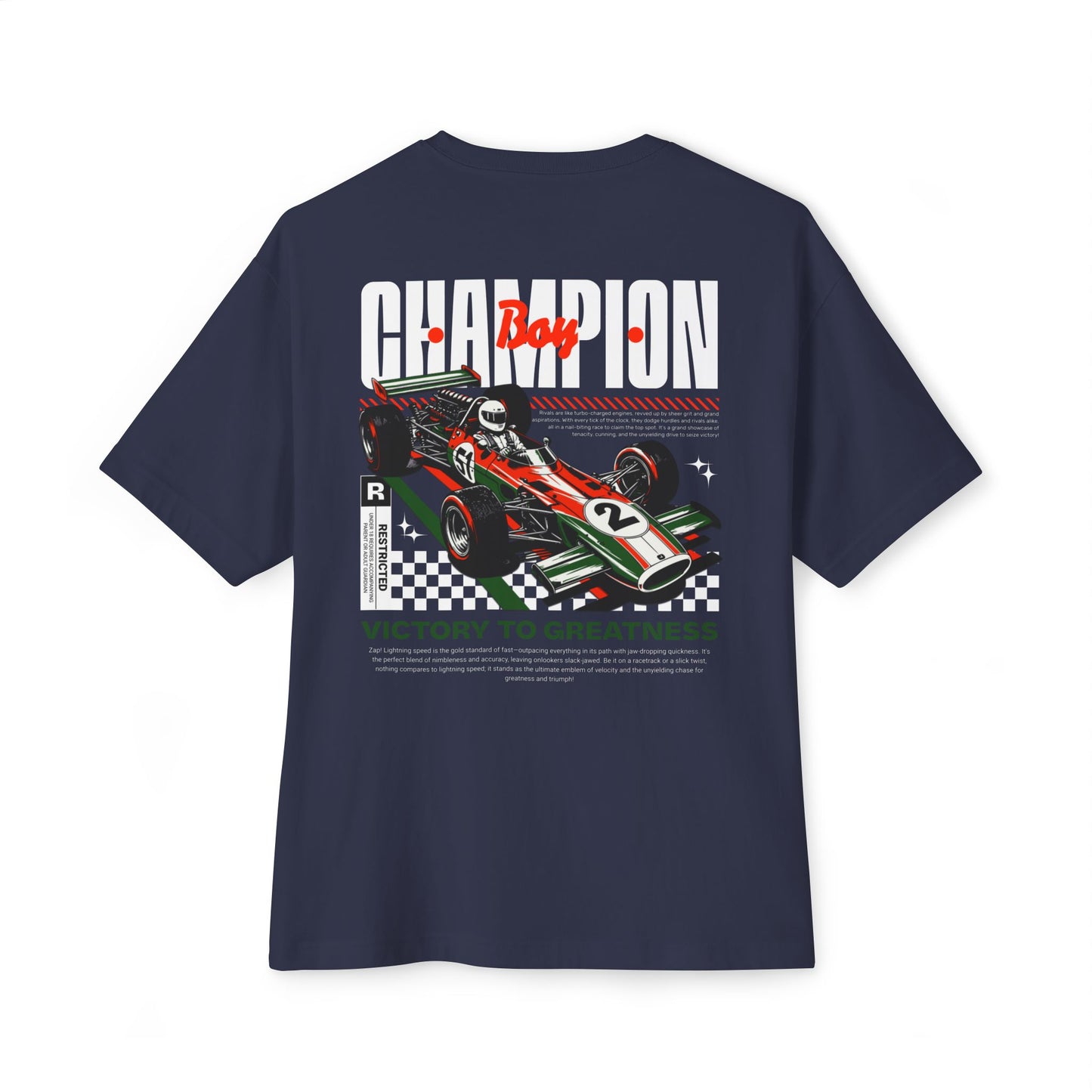 Champion Boy Racer Oversized Boxy Tee - Deki's Variety Store