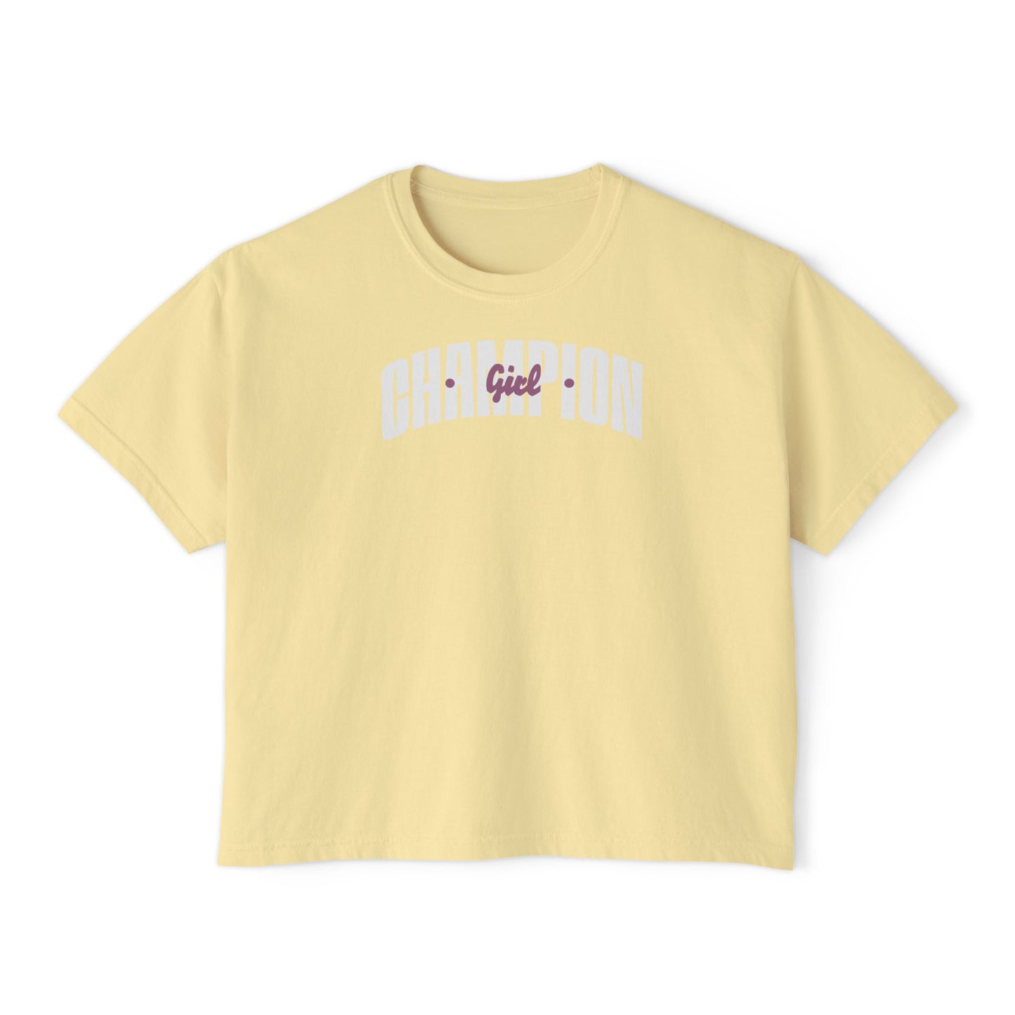 Champion Girl Racer Boxy Tee - Deki's Variety Store