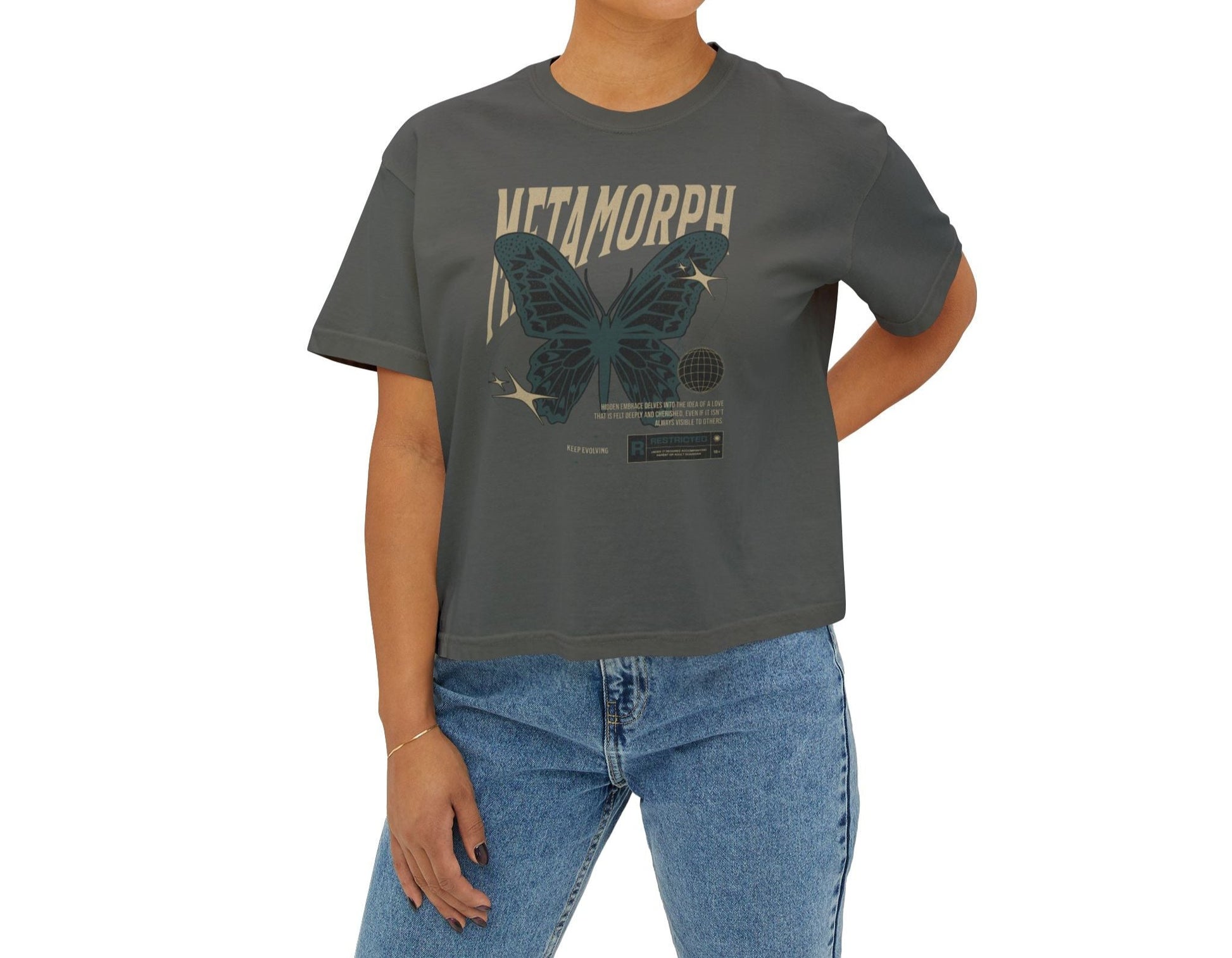 Metamorph Women's Boxy Tee - Deki's Variety Store