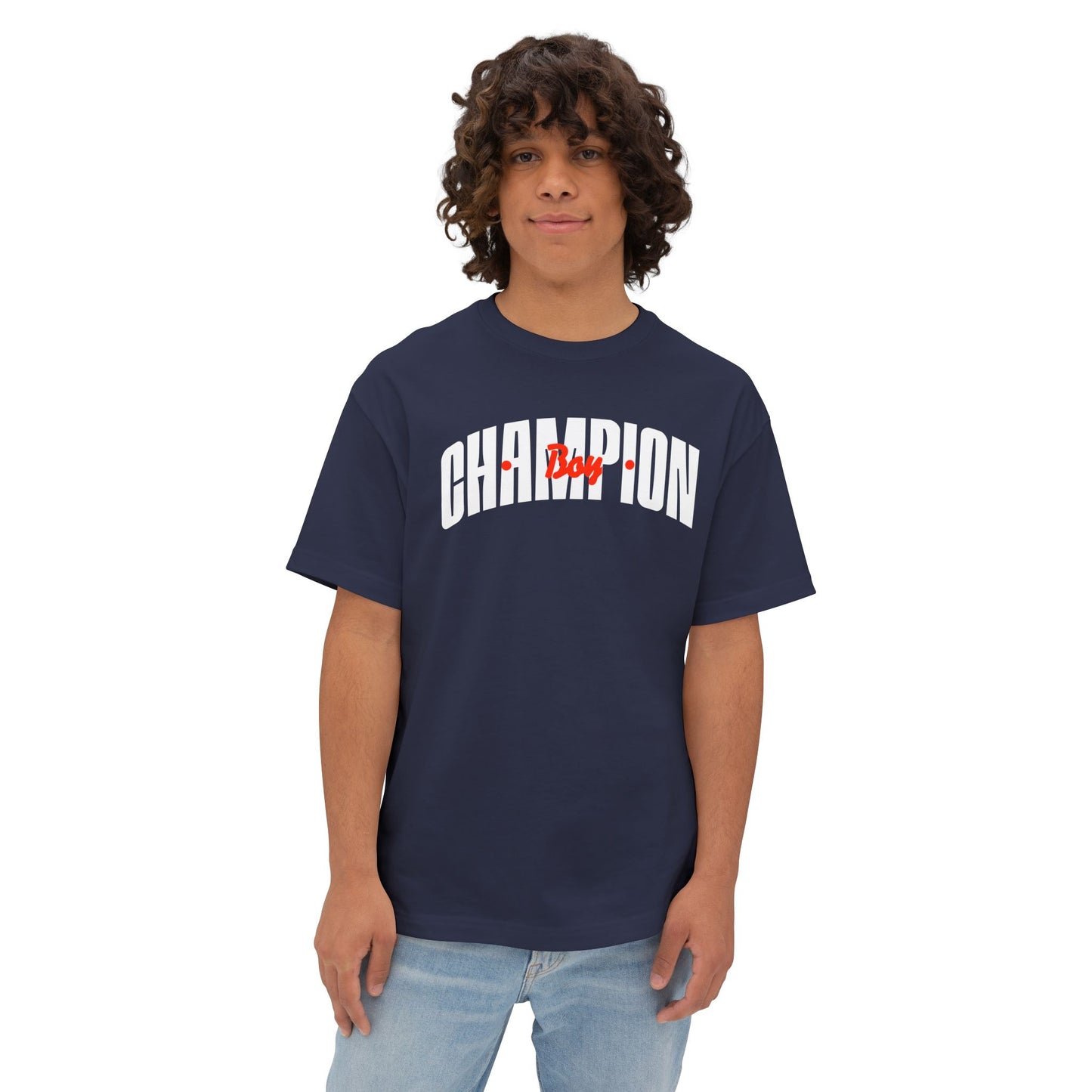 Champion Boy Racer Oversized Boxy Tee - Deki's Variety Store