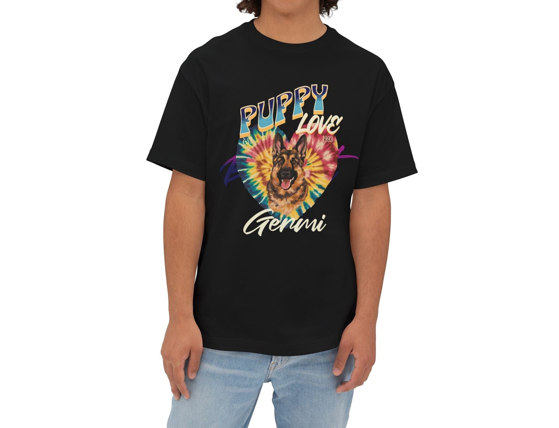 German Shepherd Oversized Boxy T-Shirt - Deki's Variety Store