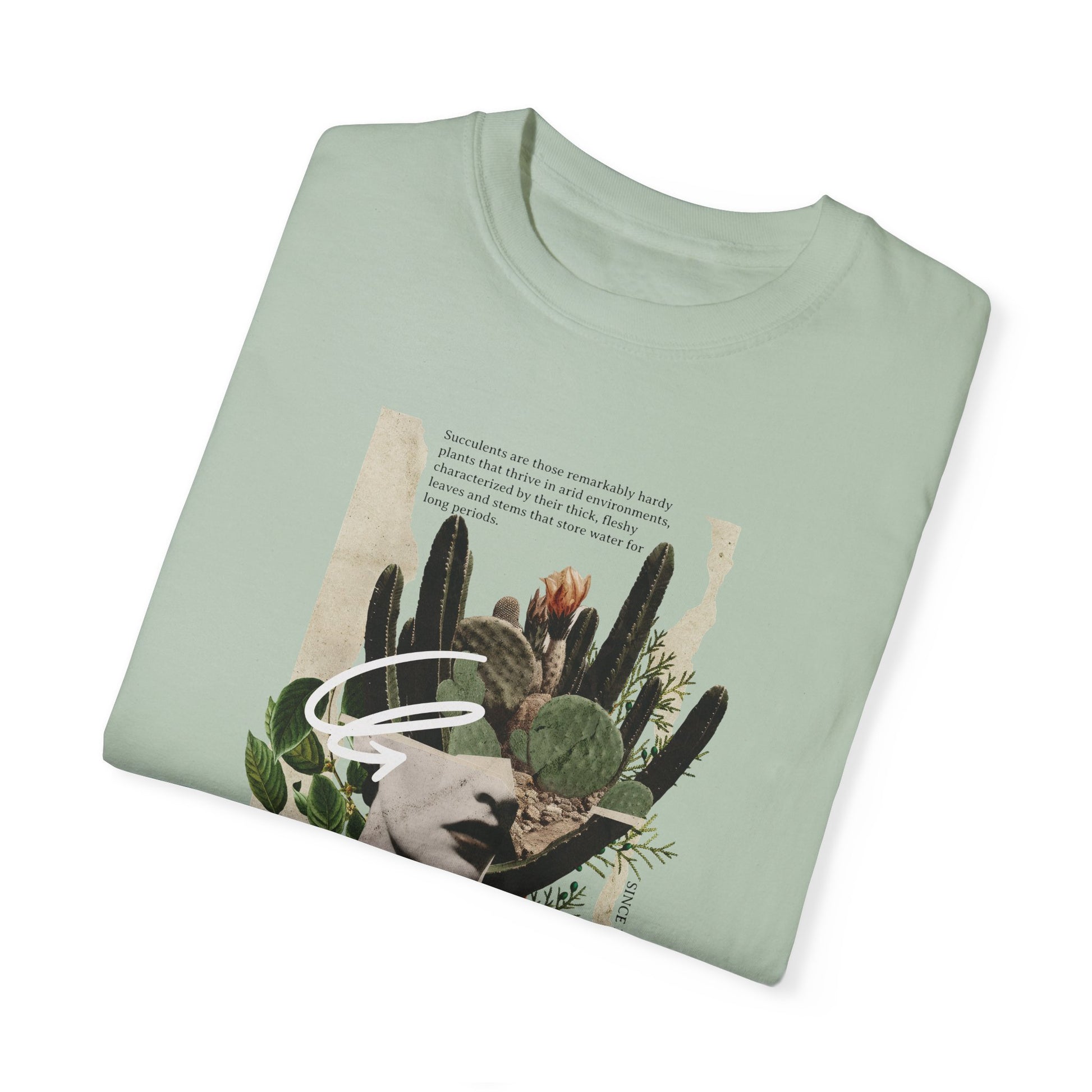 Succulent Comfort Colors T-shirt - Deki's Variety Store