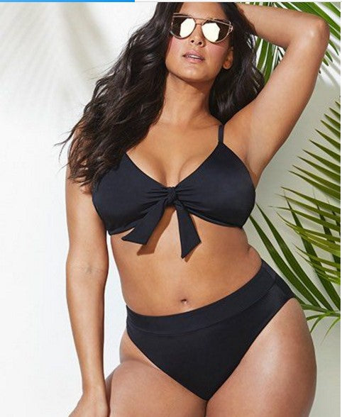 Sexy Plus Fat Person Plus Size Swimsuit Split Women Swimwear Bikini - Deki's Variety Store