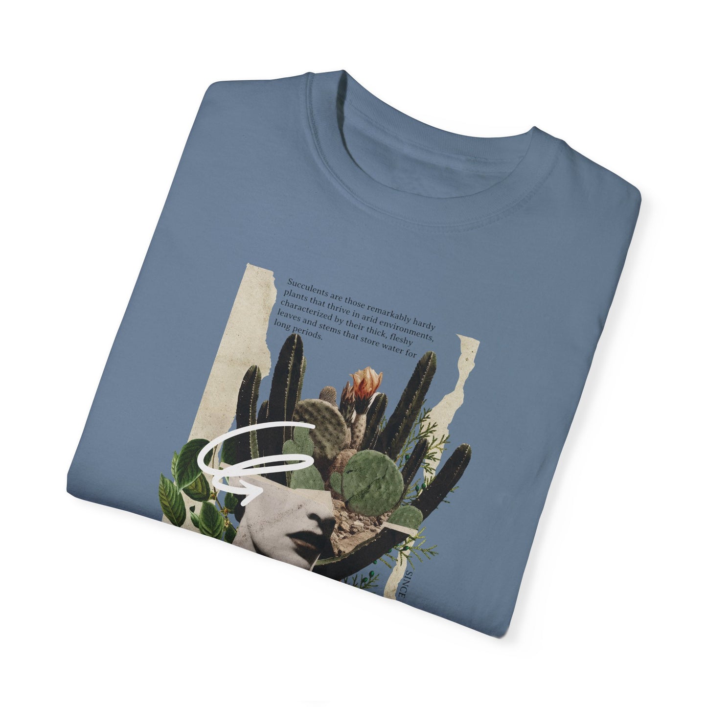 Succulent Comfort Colors T-shirt - Deki's Variety Store