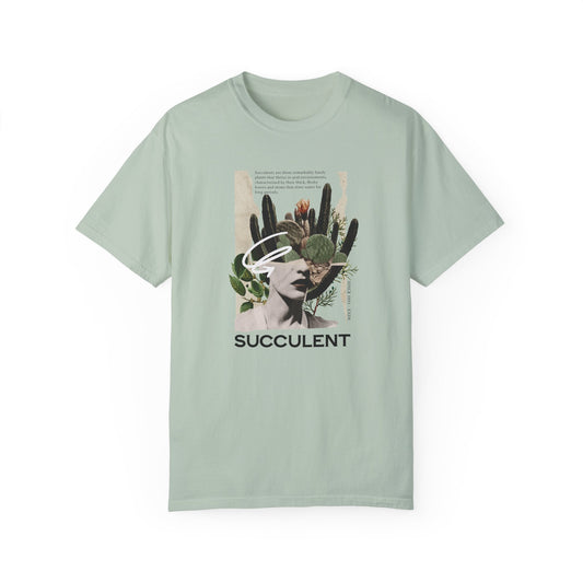 Succulent Comfort Colors T-shirt - Deki's Variety Store