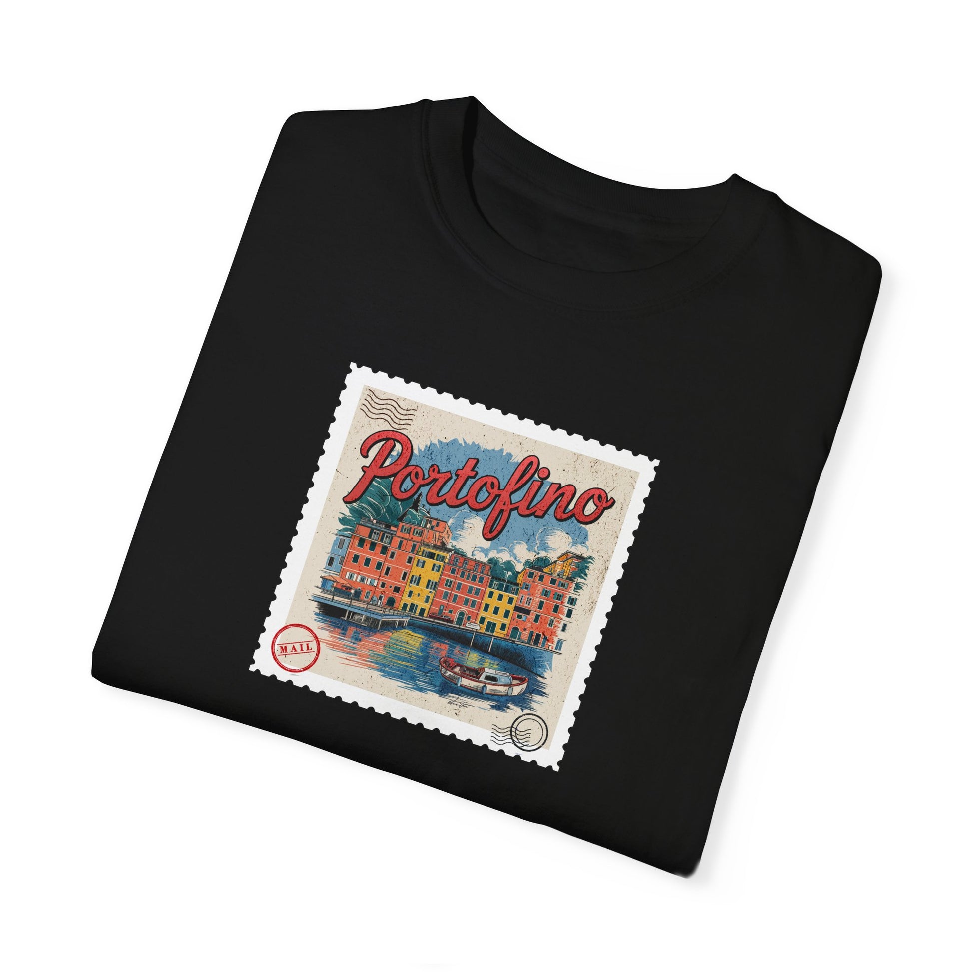 Vintage Metropolitan Portofino Harbour T-shirt - Deki's Variety Store