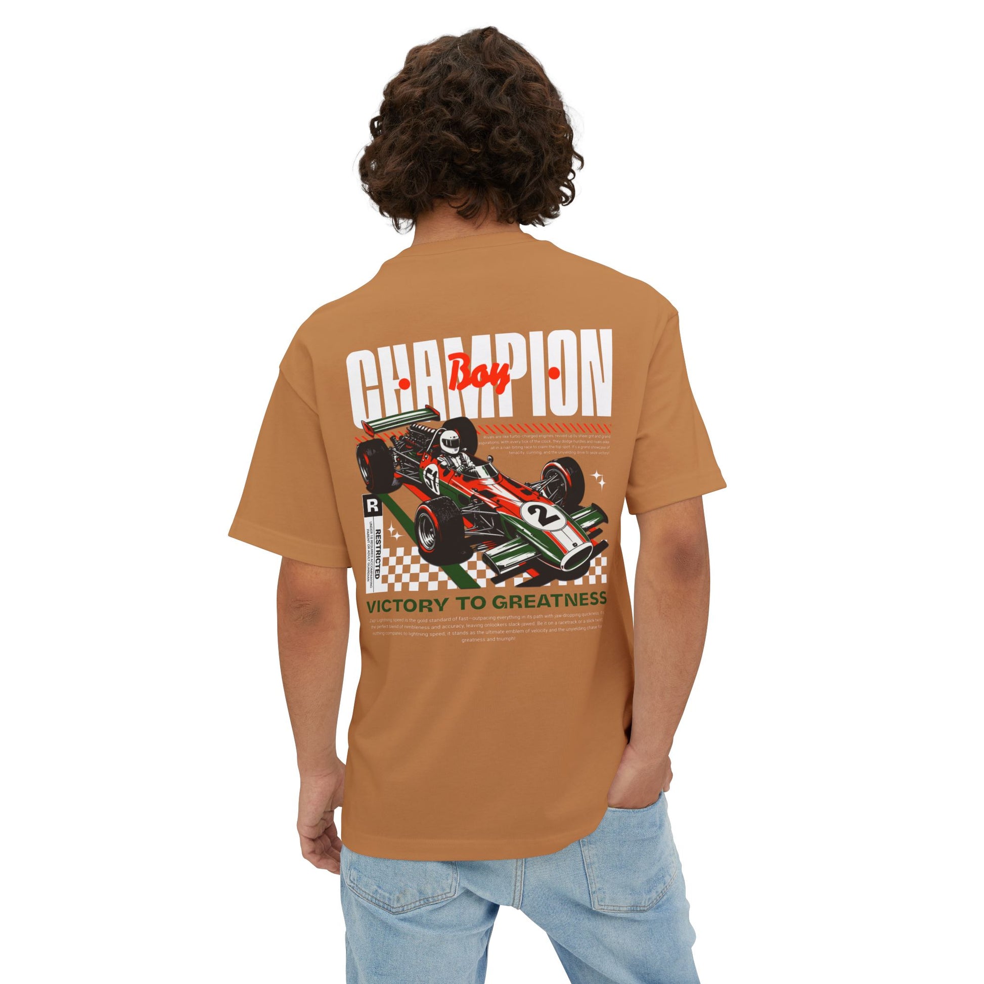 Champion Boy Racer Oversized Boxy Tee - Deki's Variety Store