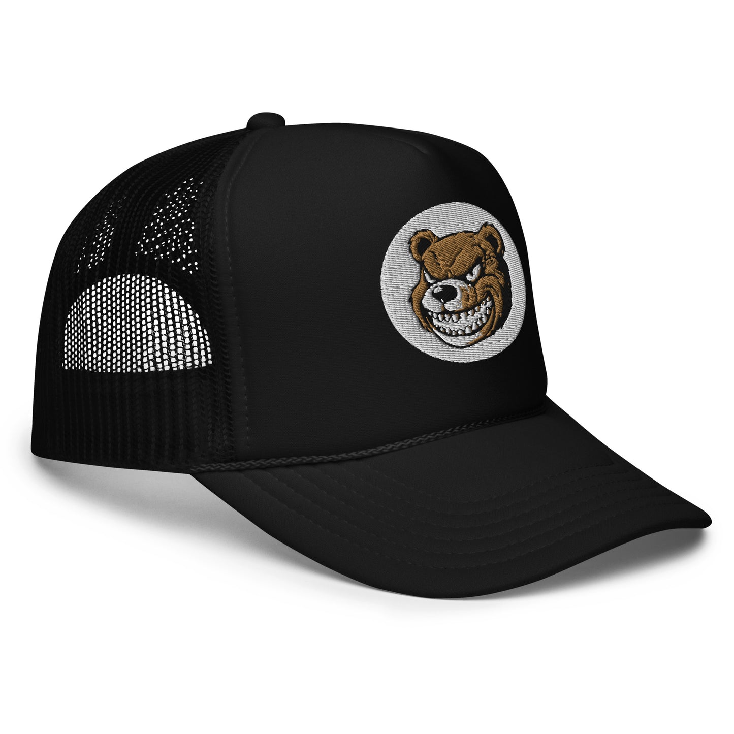 Bear Grin Foam Trucker Hat - Deki's Variety Store