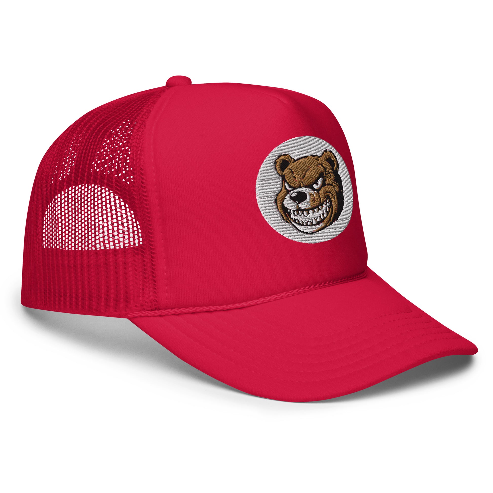 Bear Grin Foam Trucker Hat - Deki's Variety Store