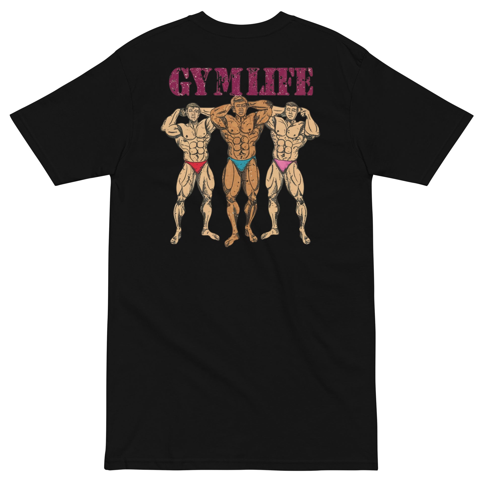 "Gym Life" Men’s premium heavyweight tee - Deki's Variety Store