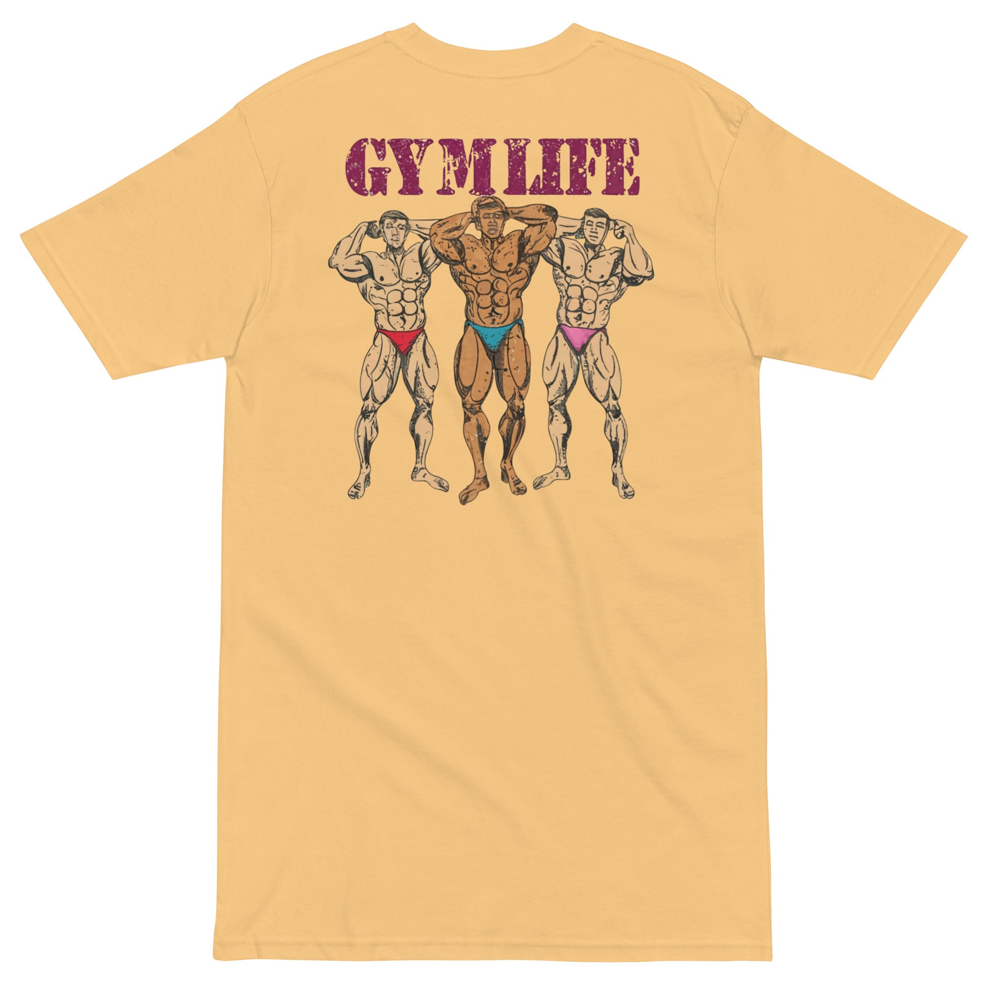 "Gym Life" Men’s premium heavyweight tee - Deki's Variety Store