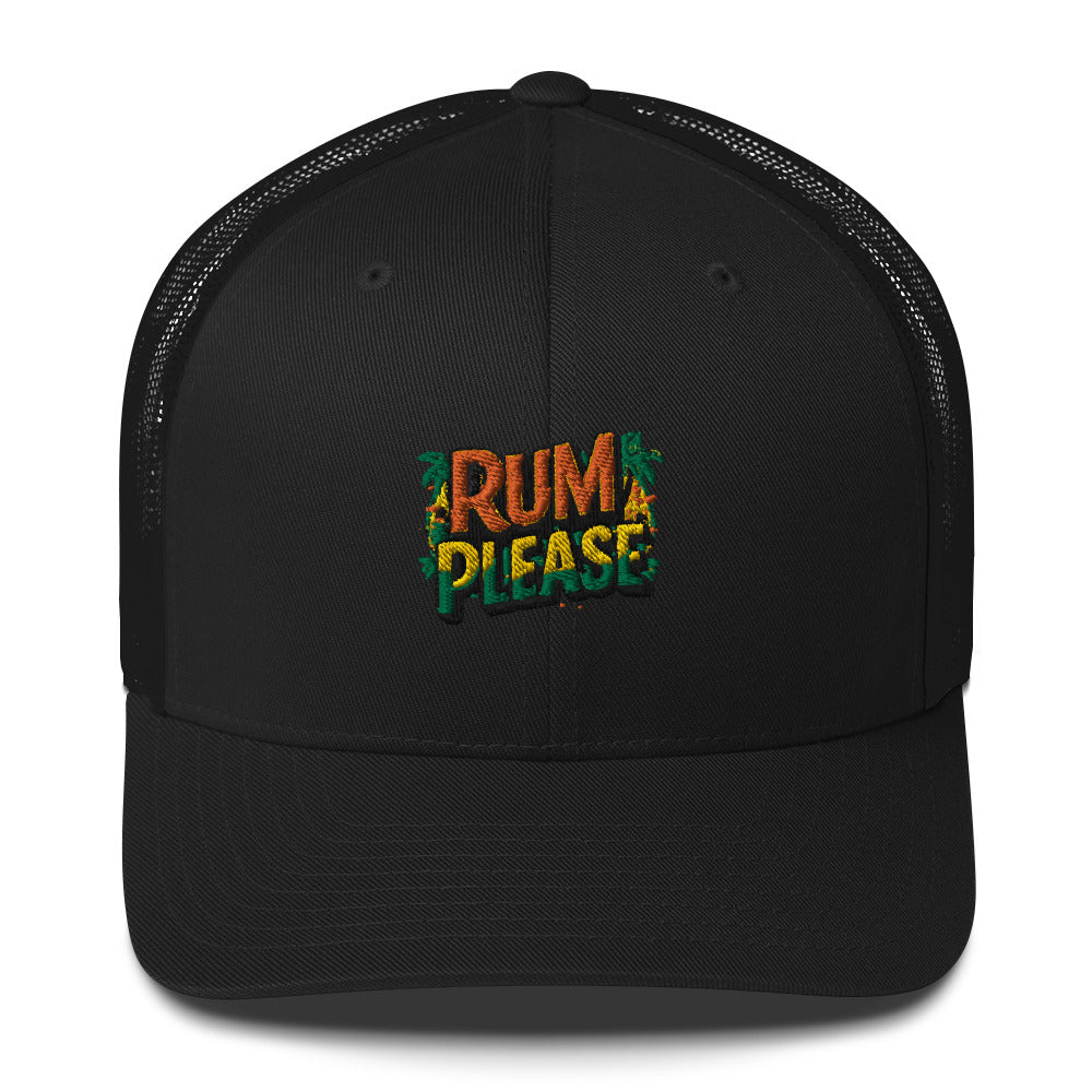 Rum Please Trucker Cap - Deki's Variety Store