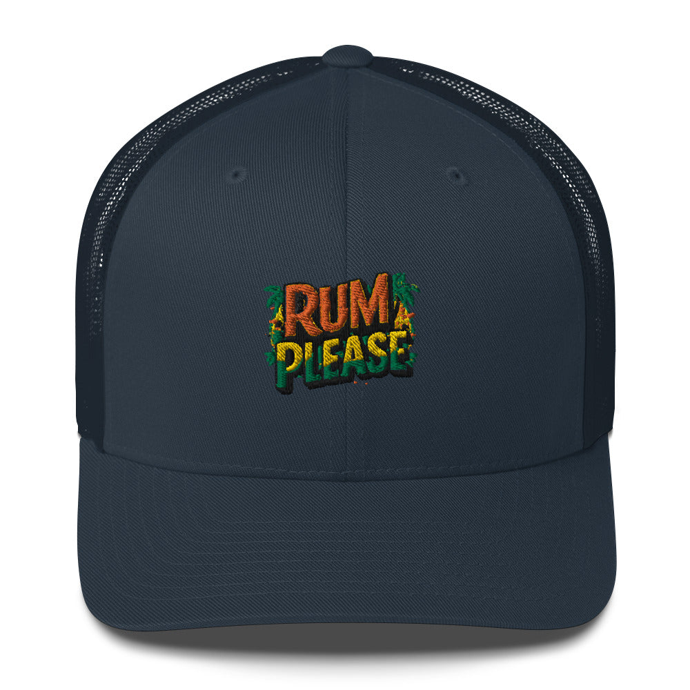 Rum Please Trucker Cap - Deki's Variety Store