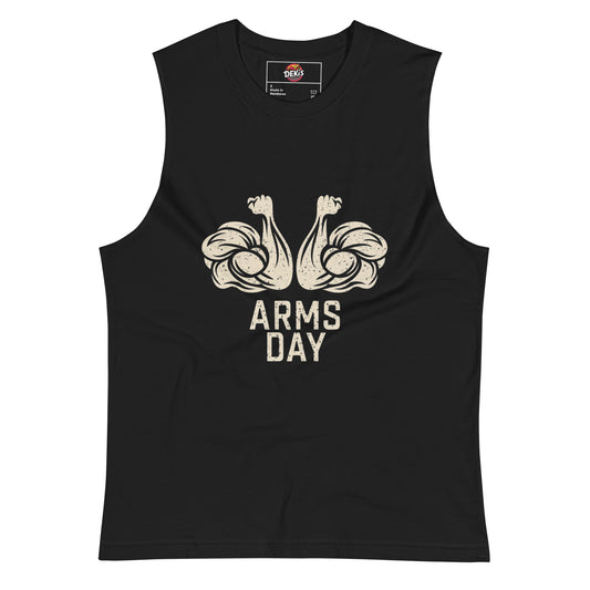 Arms Day Men's Tank Top Gym Life - Deki's Variety Store