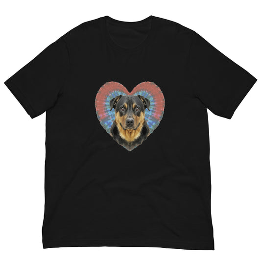 I Love my Rottweiler - Tie and Dye Unisex t-shirt - Deki's Variety Store