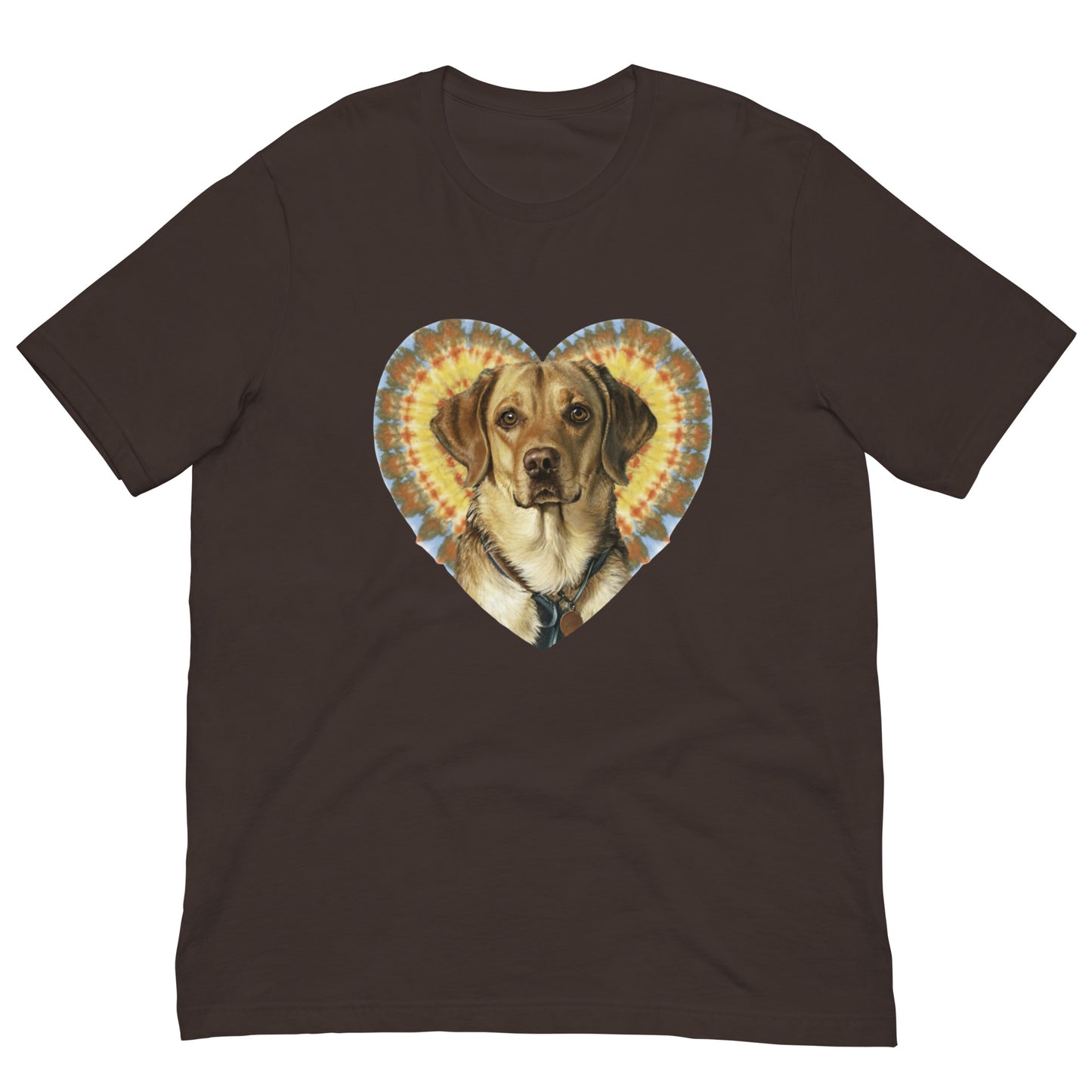 I Love my Labrador Retrievers - Tie and Dye Unisex t-shirt - Deki's Variety Store